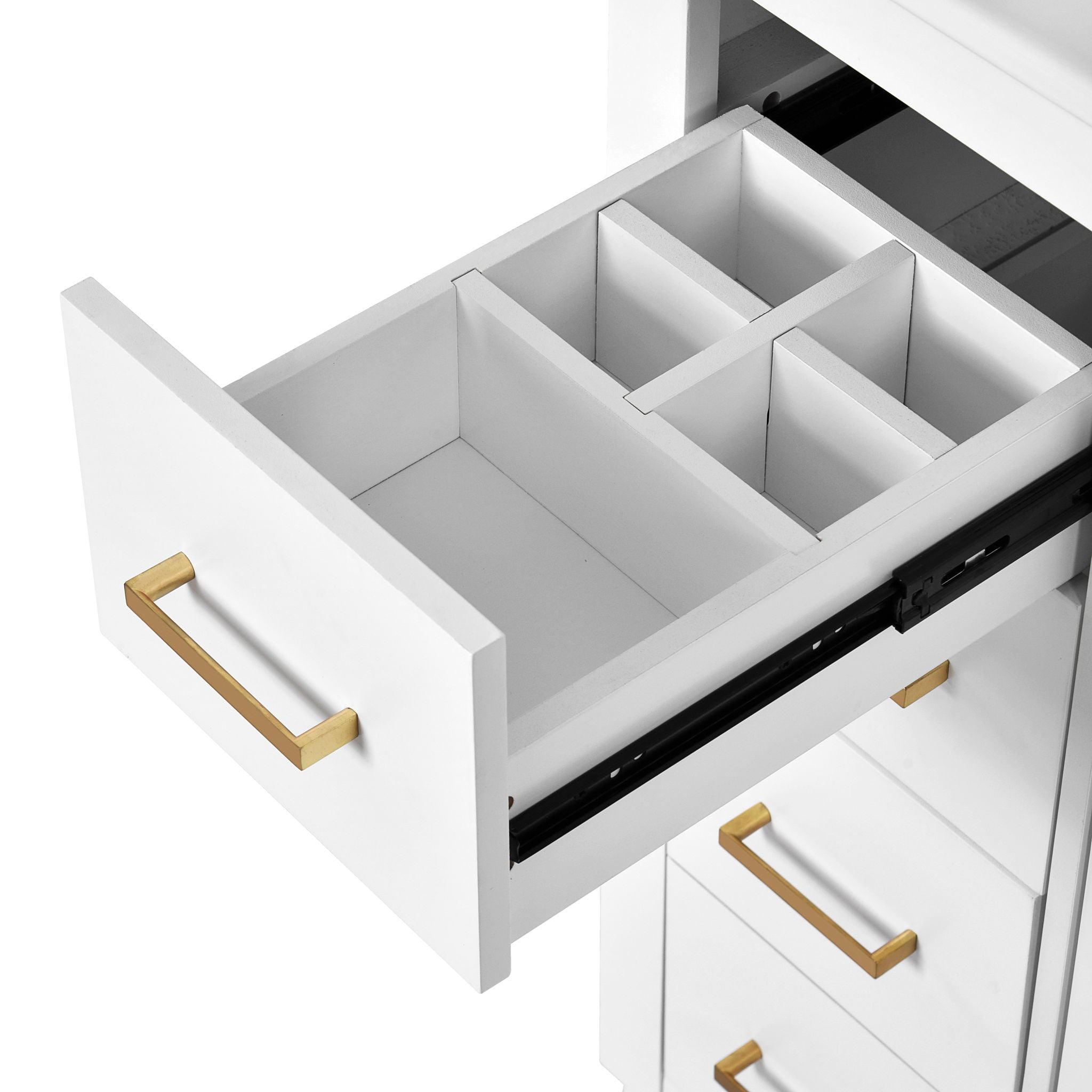 Bathroom Vanity Set With Sink, Storage Cabinet With Drawers & Soft Closing Doors