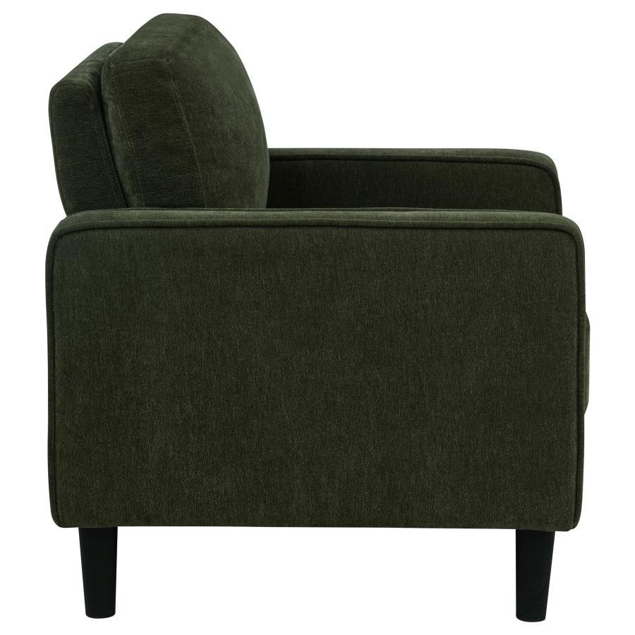 Ruth - Upholstered Track Arm Sofa Set