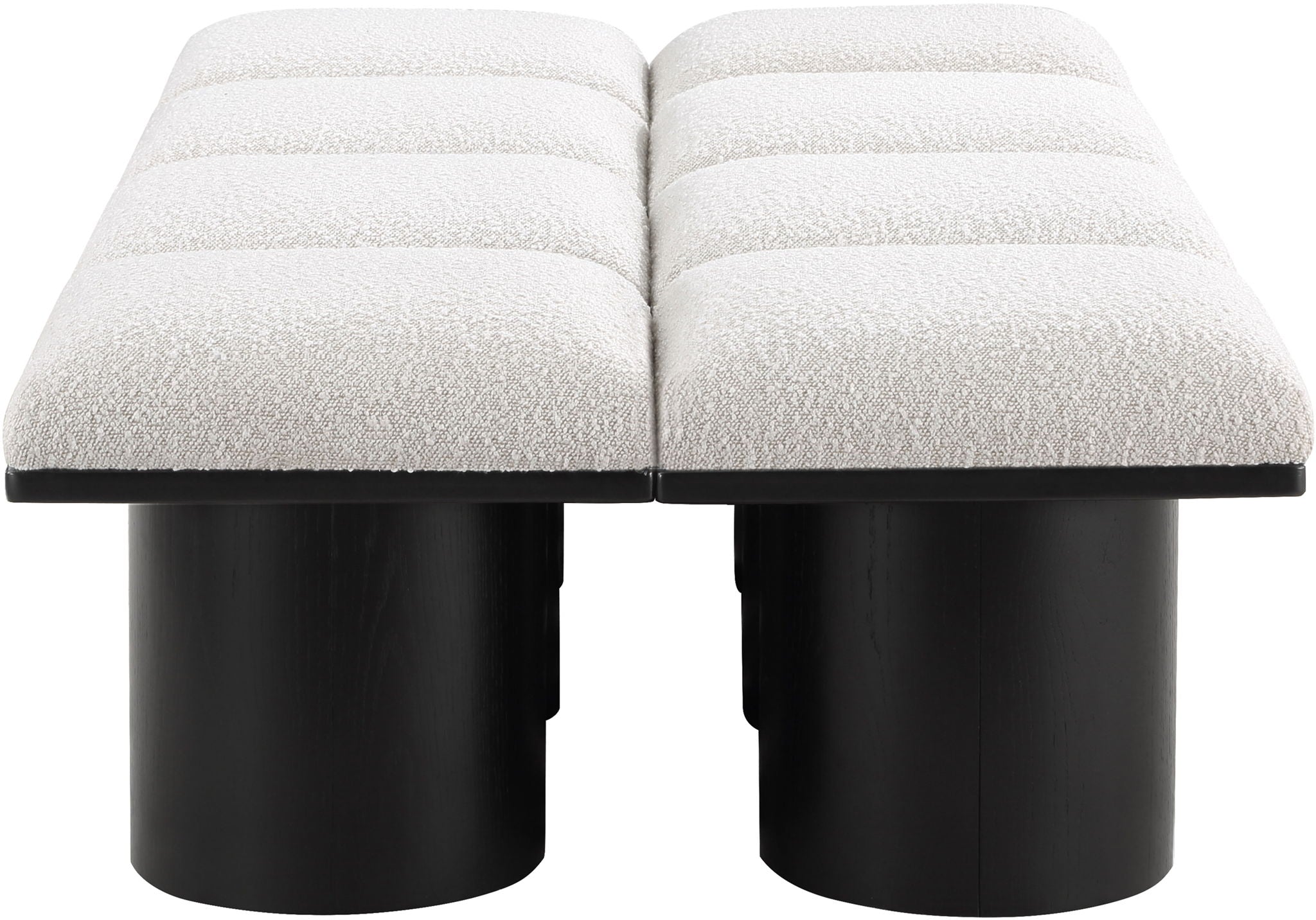 Pavilion - 8 Piece Modular Bench With Black Base