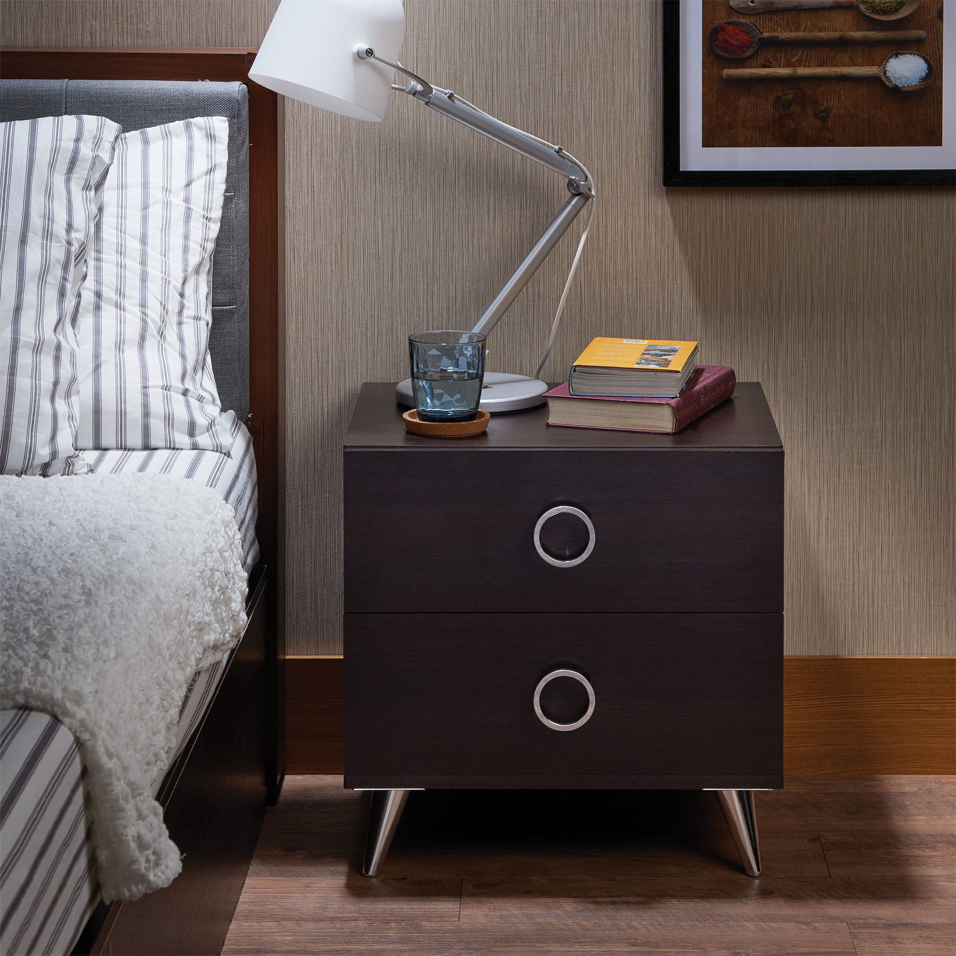 Elms - Accent Table - Espresso - Best Buy Furniture
