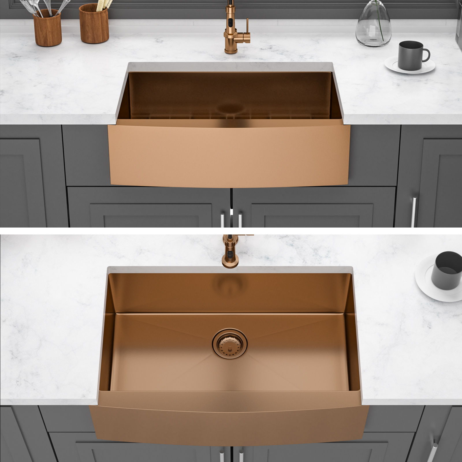 Farmhouse Kitchen Sink, Apron Front