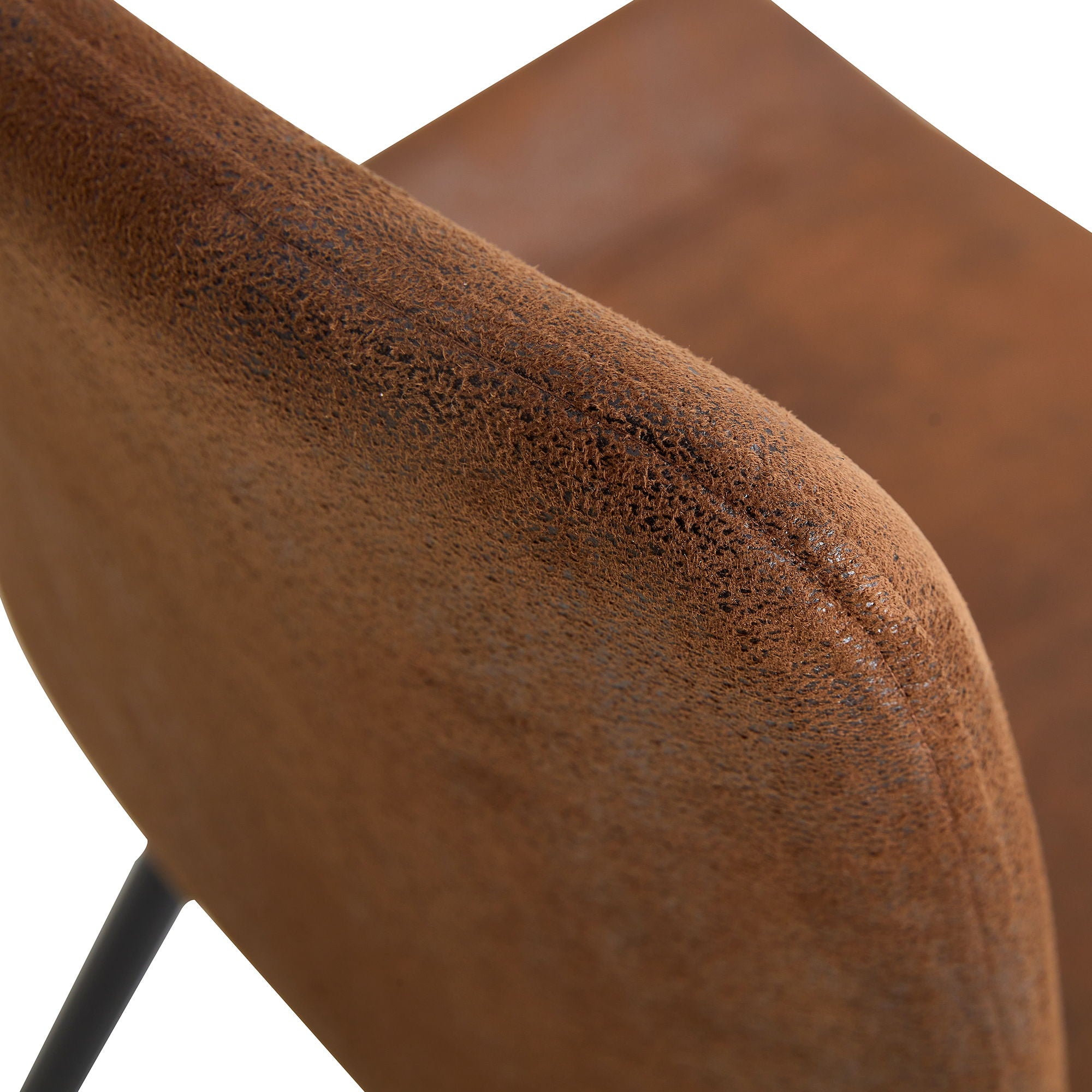 Modern Medieval Style Restaurant Cushioned Chairs With Suede Backrests