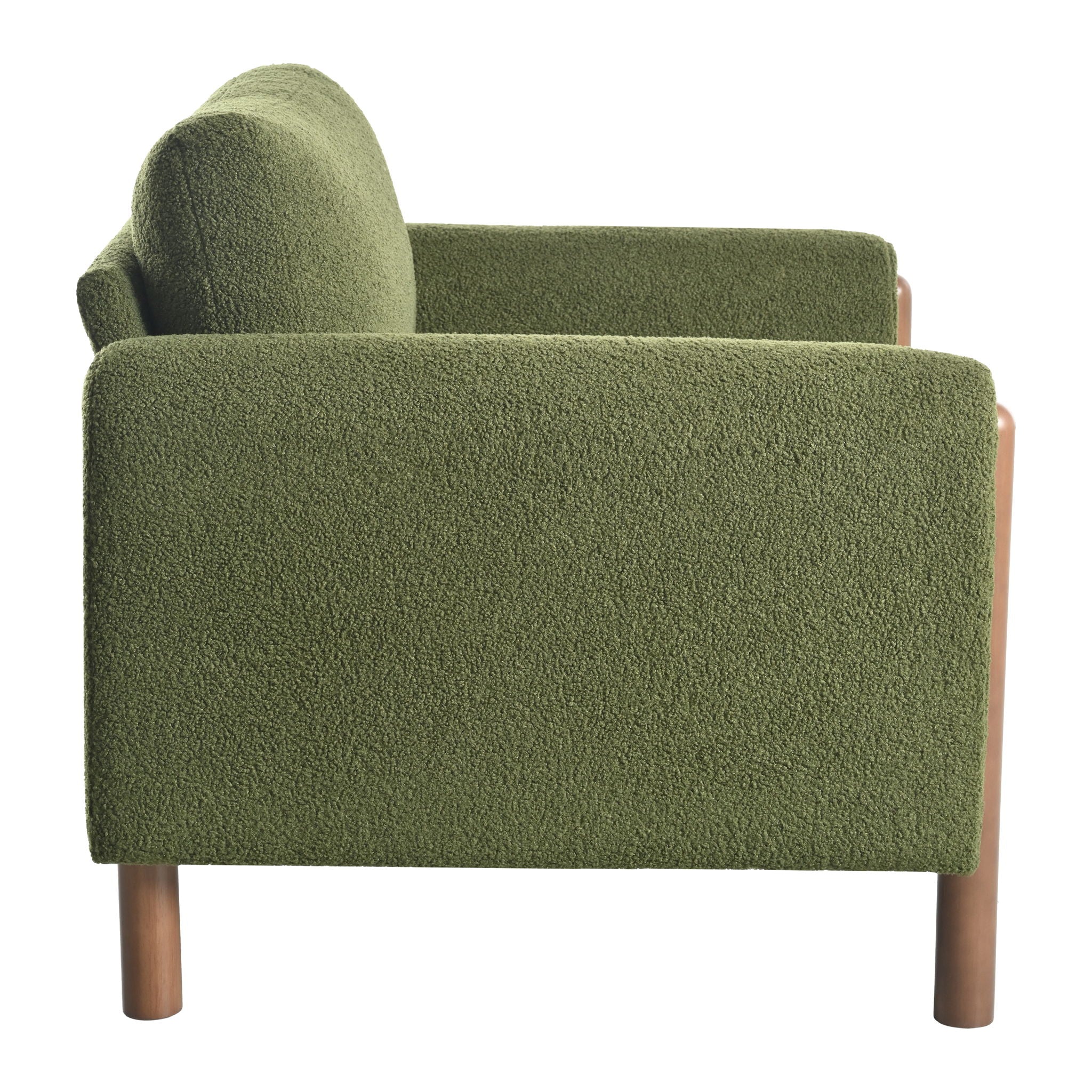 Oversized Accent Chair With Curved Armrests