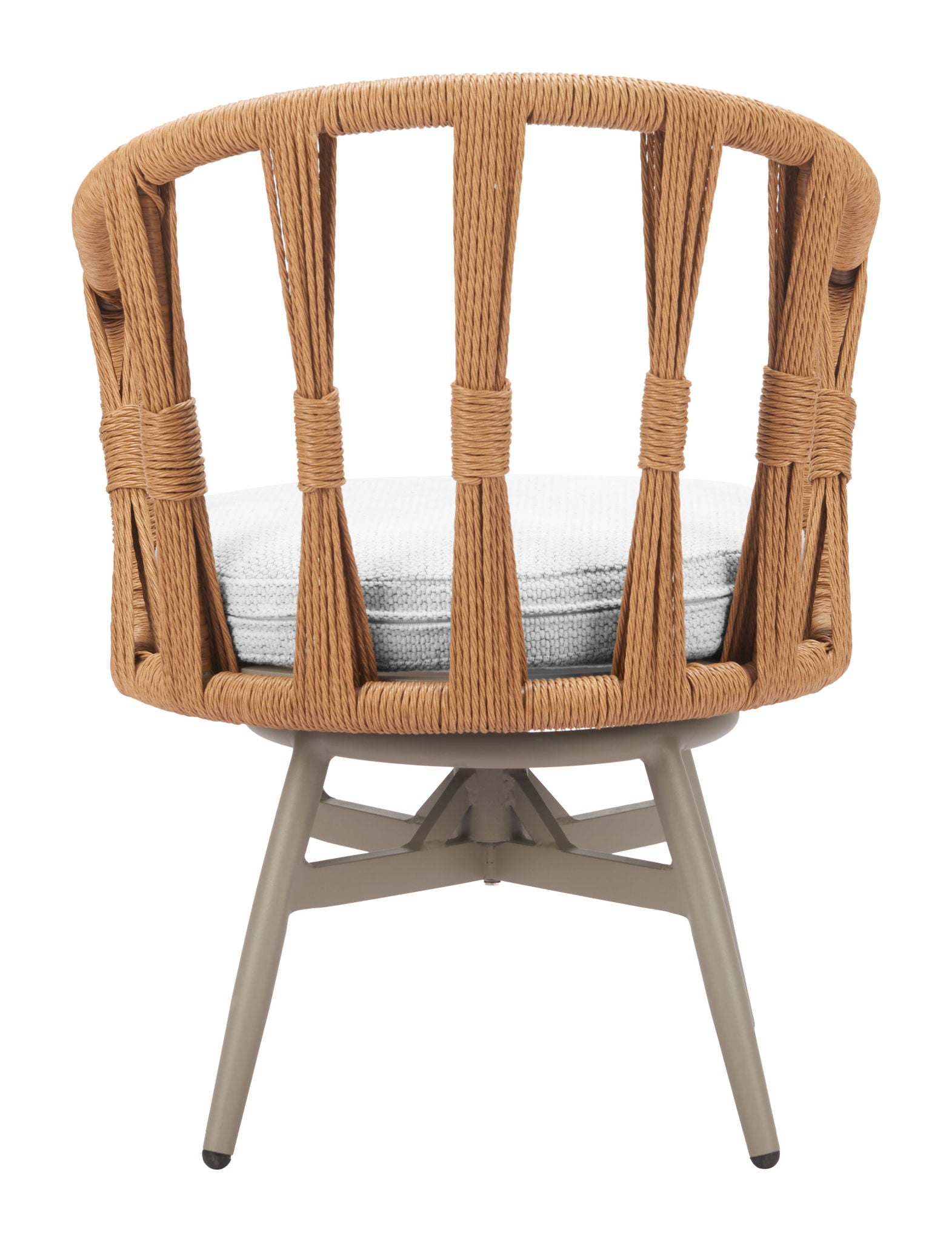 Safal - Outdoor Swivel Dining Chair - Multicolor