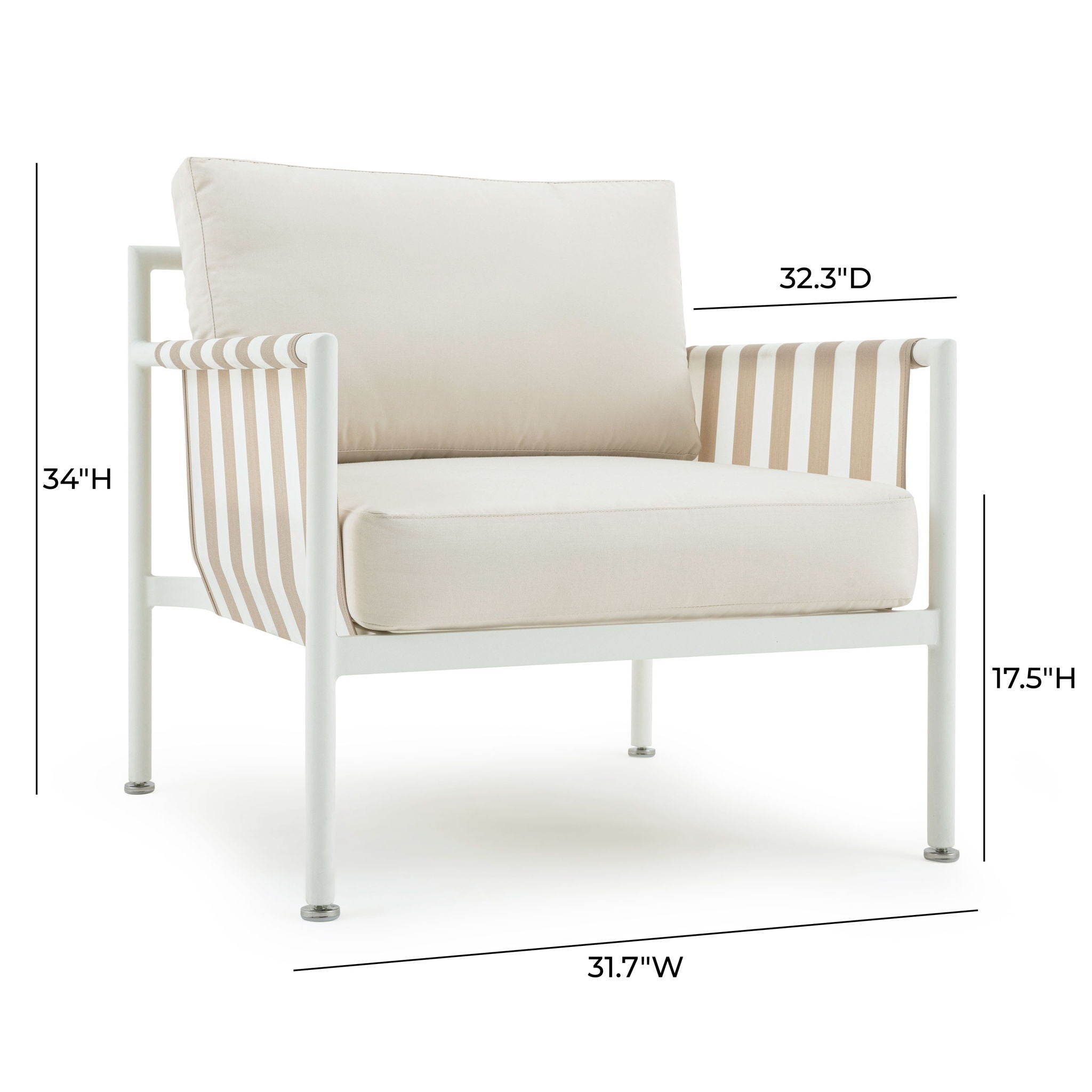 Dunes - Outdoor Armchair - Cream