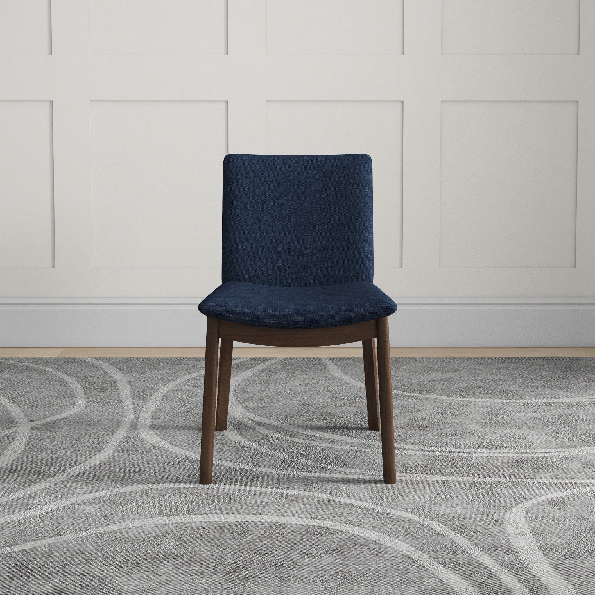 Laura - Mid-Century Modern Solid Wood Dining Chair (Set of 2)