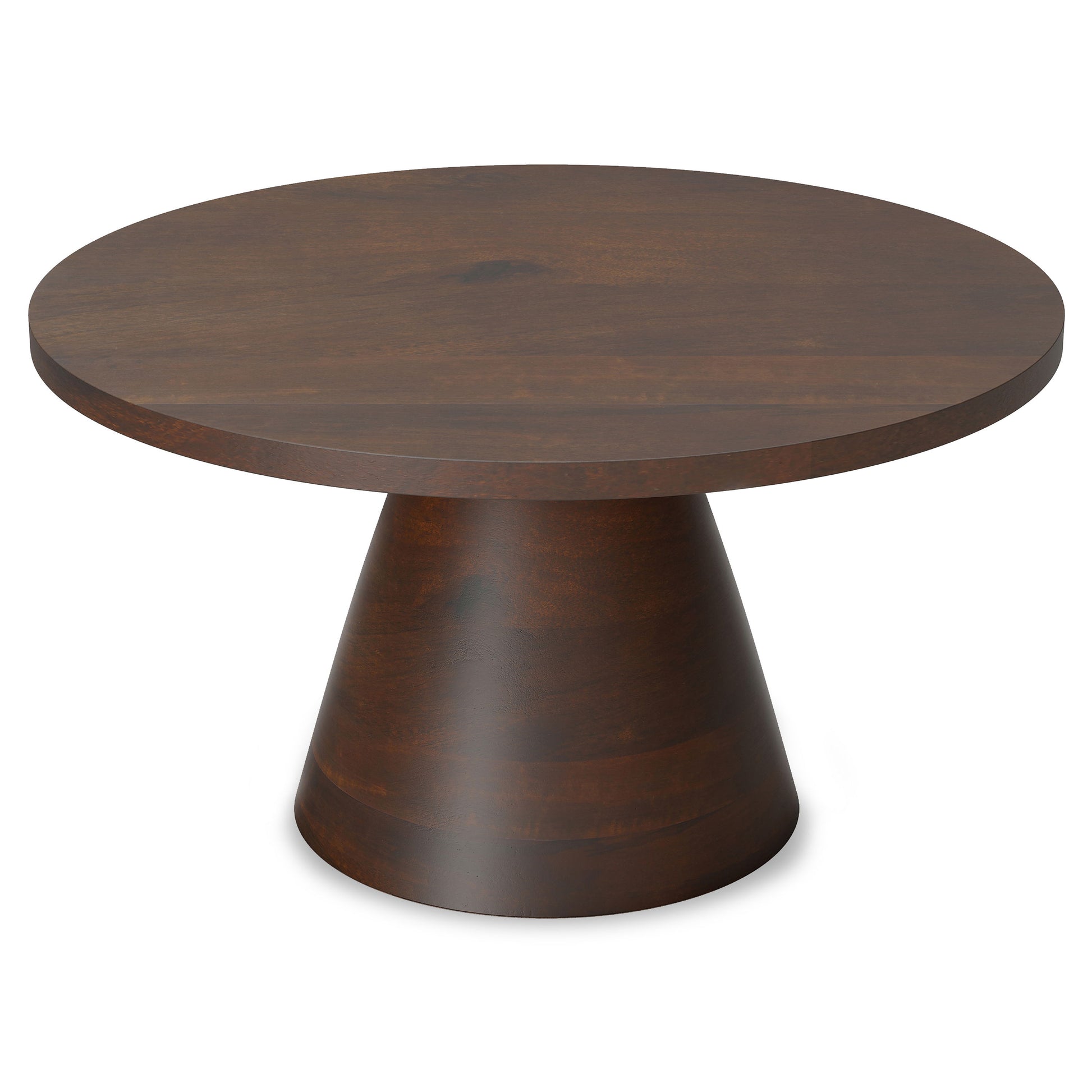 Winnie - Round Coffee Table - Walnut - Best Buy Furniture
