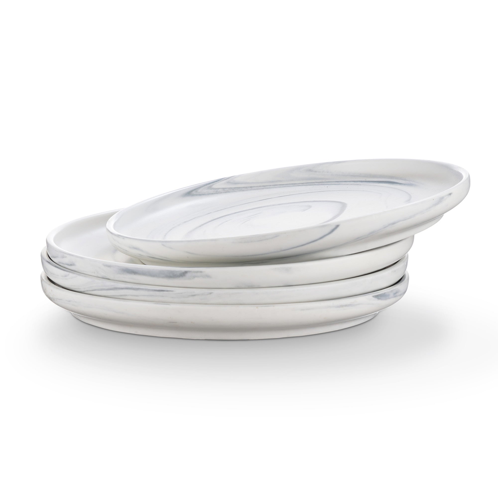 Brighton Porcelain Salad Plate - Gray