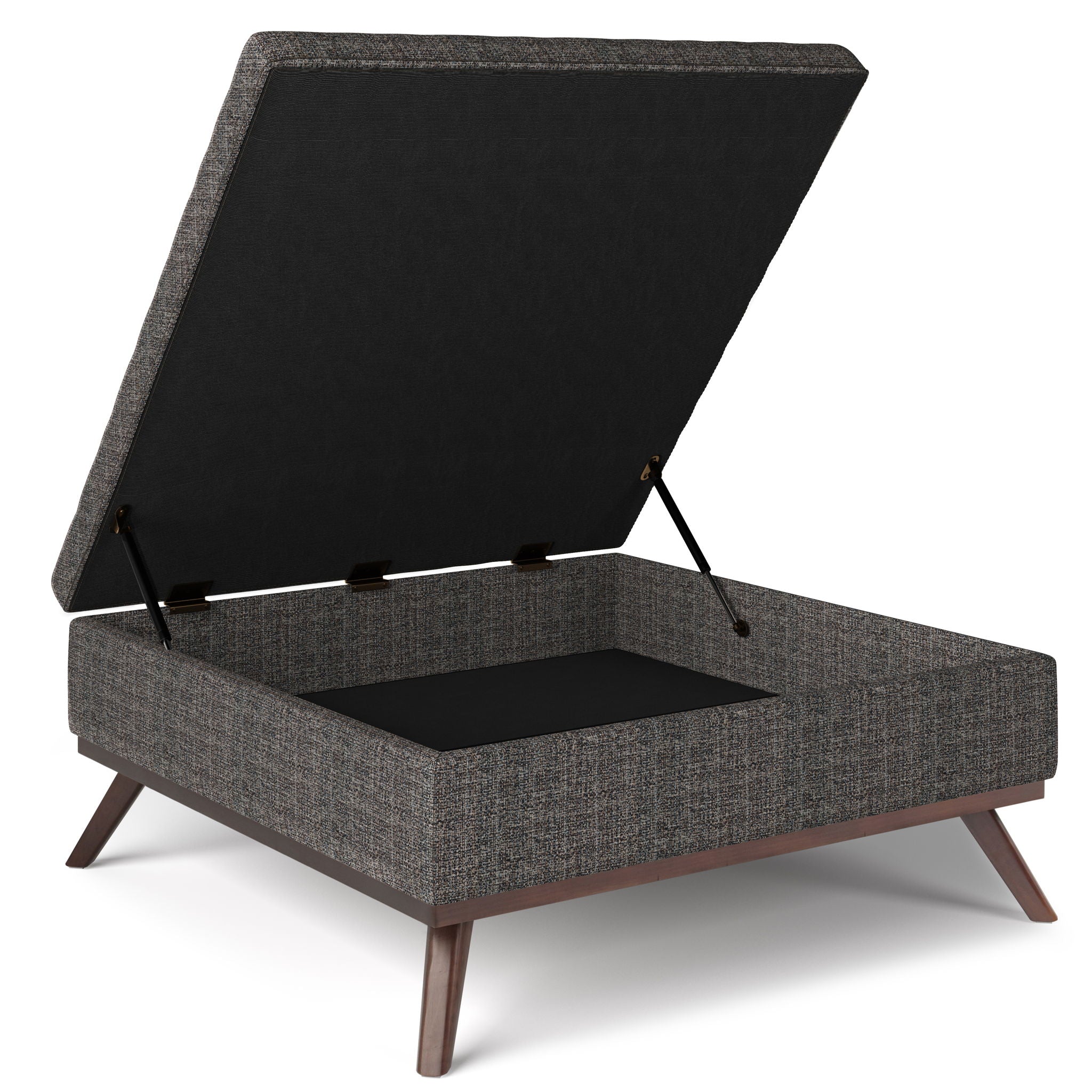 Owen - Multifunctional Square Coffee Table Storage Ottoman - Best Buy Furniture