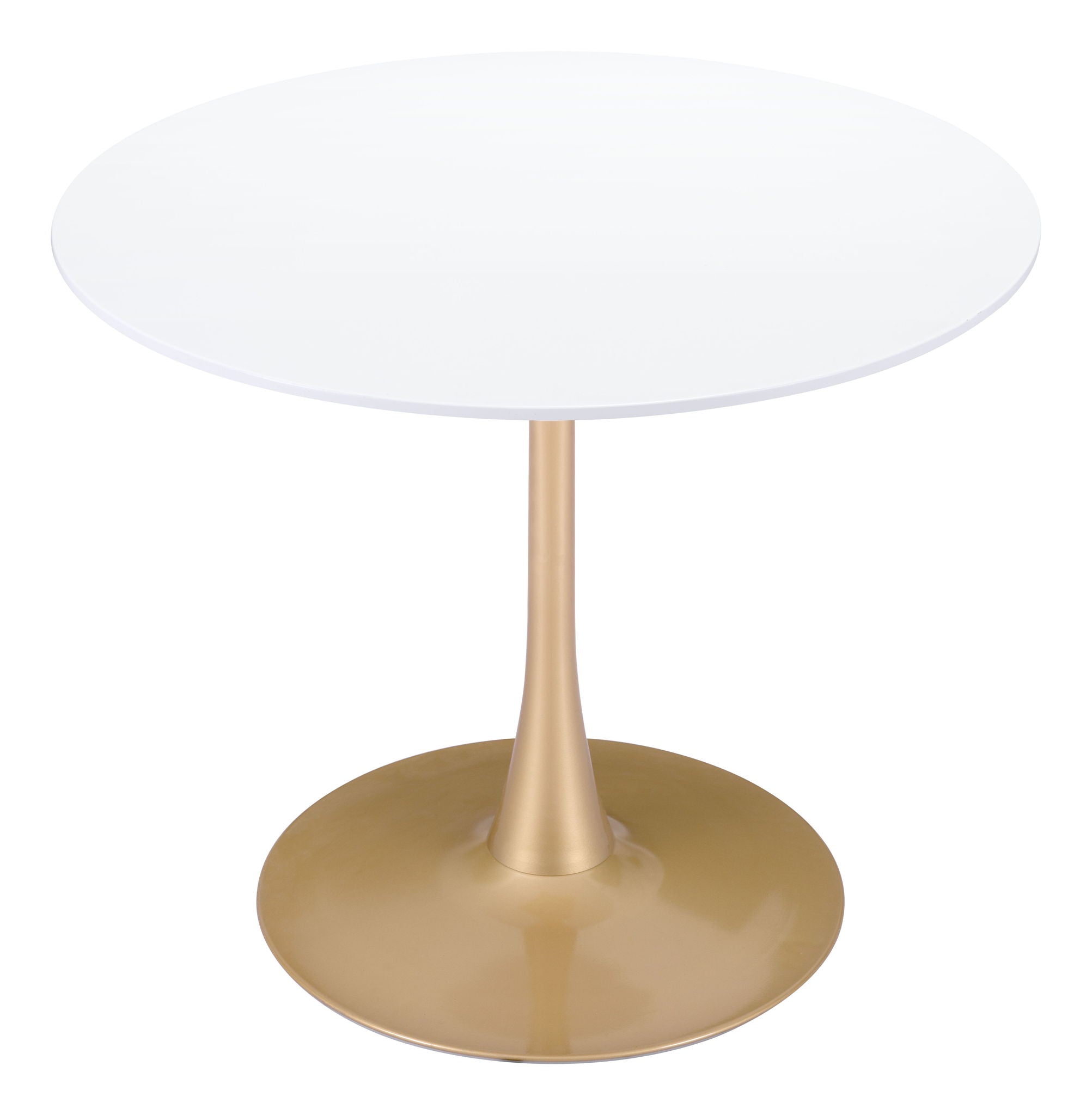 Opus - Dining Table - White / Gold