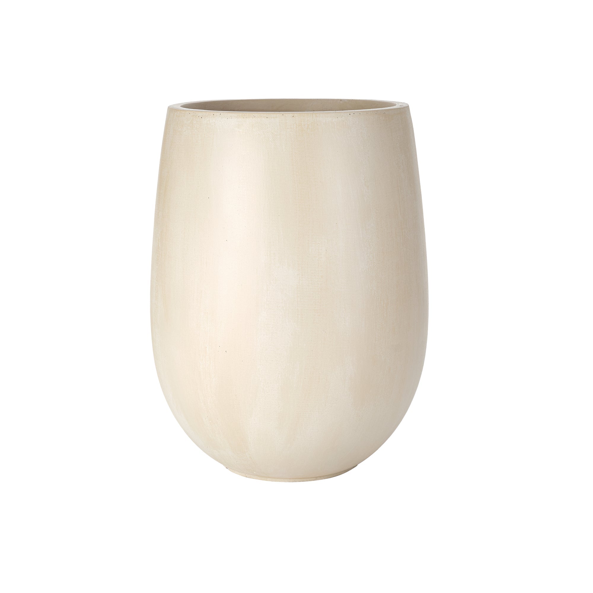 U_STYLE Lightweight Round MGO Outdoor Planter Set - 3 Sizes