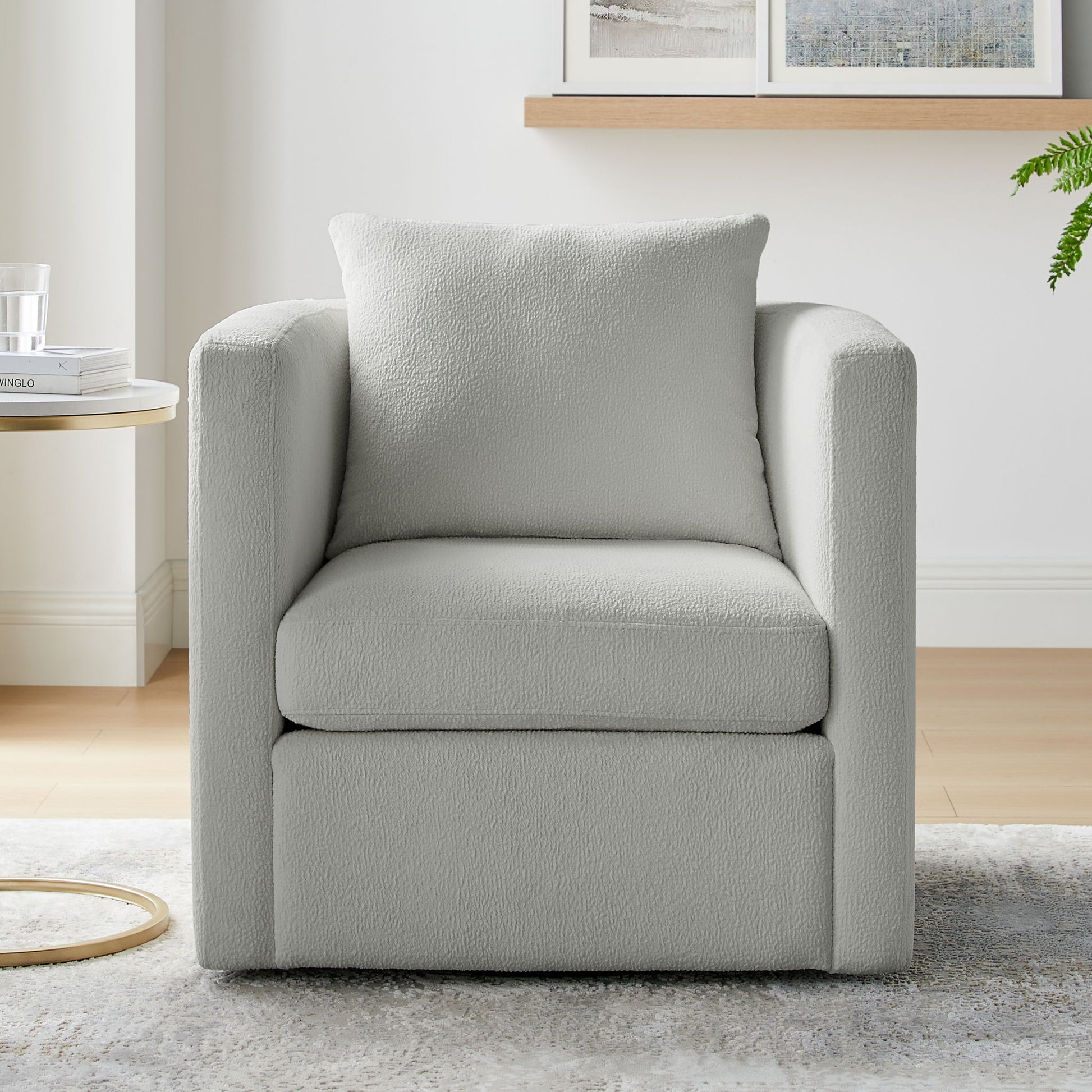 Sutton - Swivel Barrel Chair - Best Buy Furniture