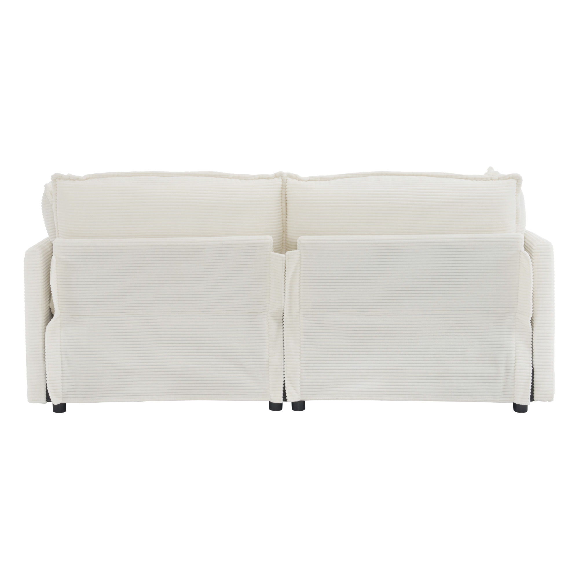 Modern Modular Sectional Sofa With Side Storage Pockets For Living Room
