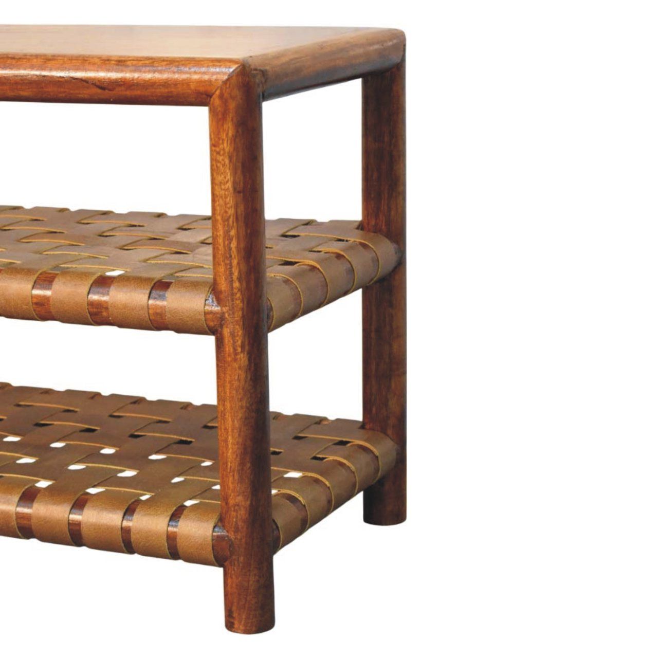 Regency - Woven 2 Slot Shoe Rack - Brown
