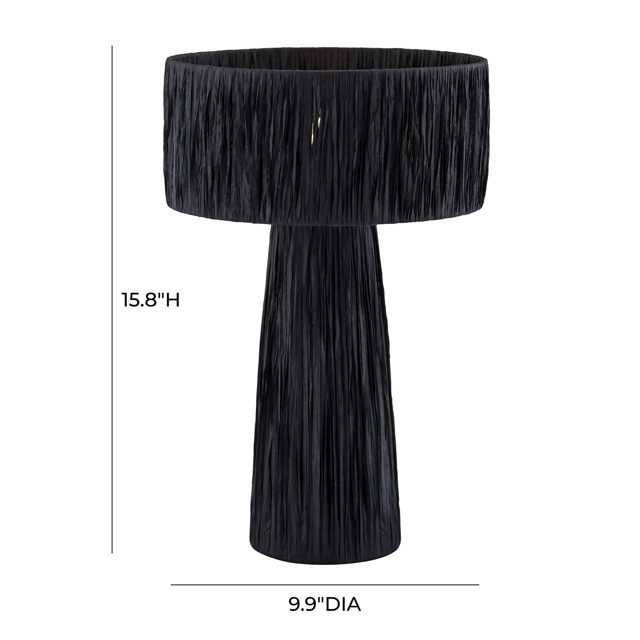 Shelby - Rafia Table Lamp