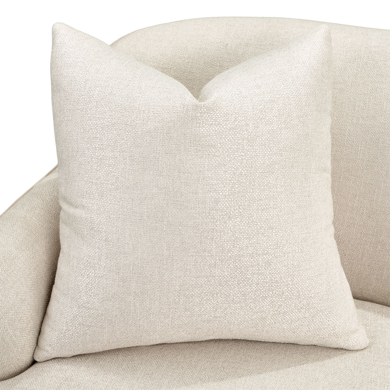 Aurora - Swivel Accent Chair - Linen/Moonlight