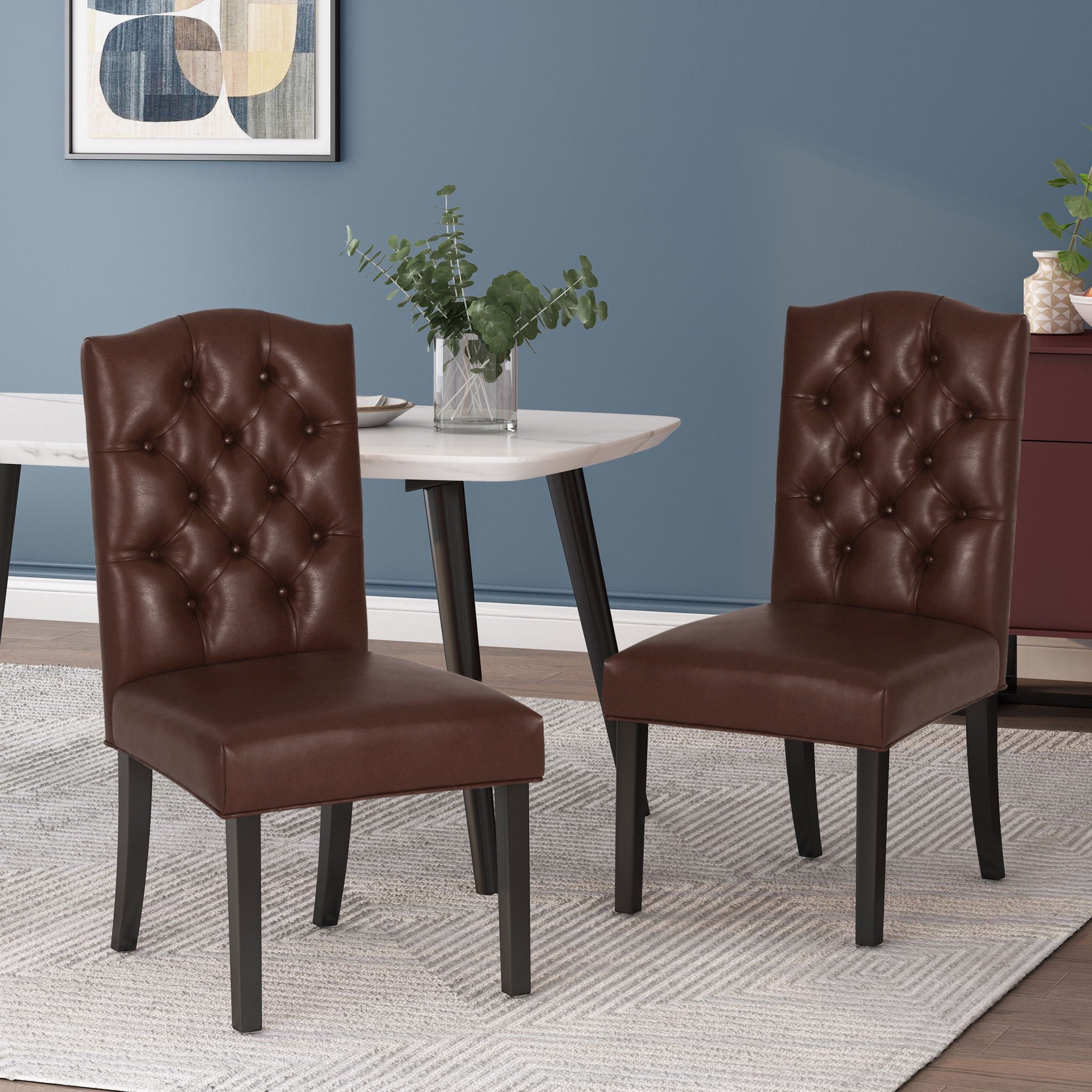 Harriet - Tufted Dining Chair With Button Tufting And Diamond Stitching