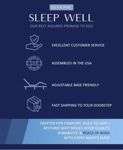 Restonic ComfortCare Hybrid Restful Nights Firm Full Mattress