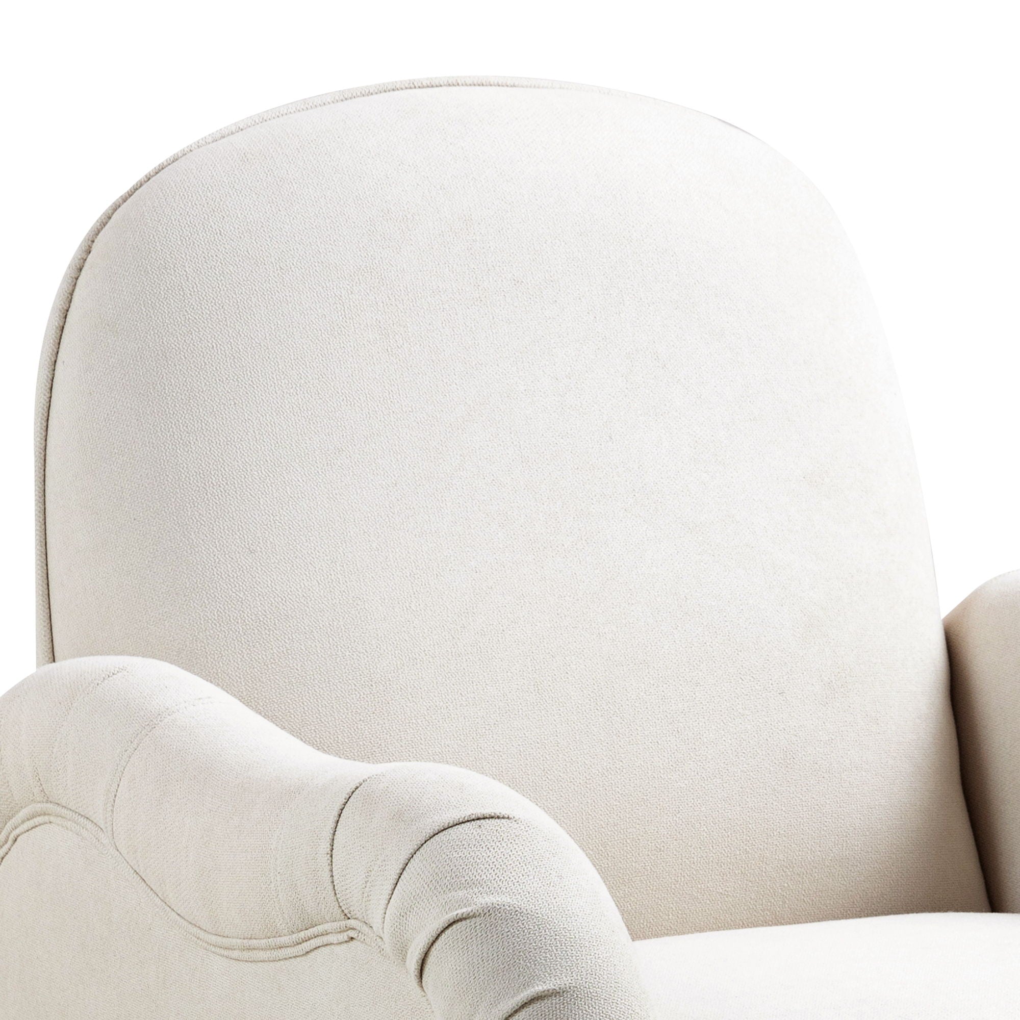Modern Accent Chair With Metal Legs, Snowflake Fabric Armchair