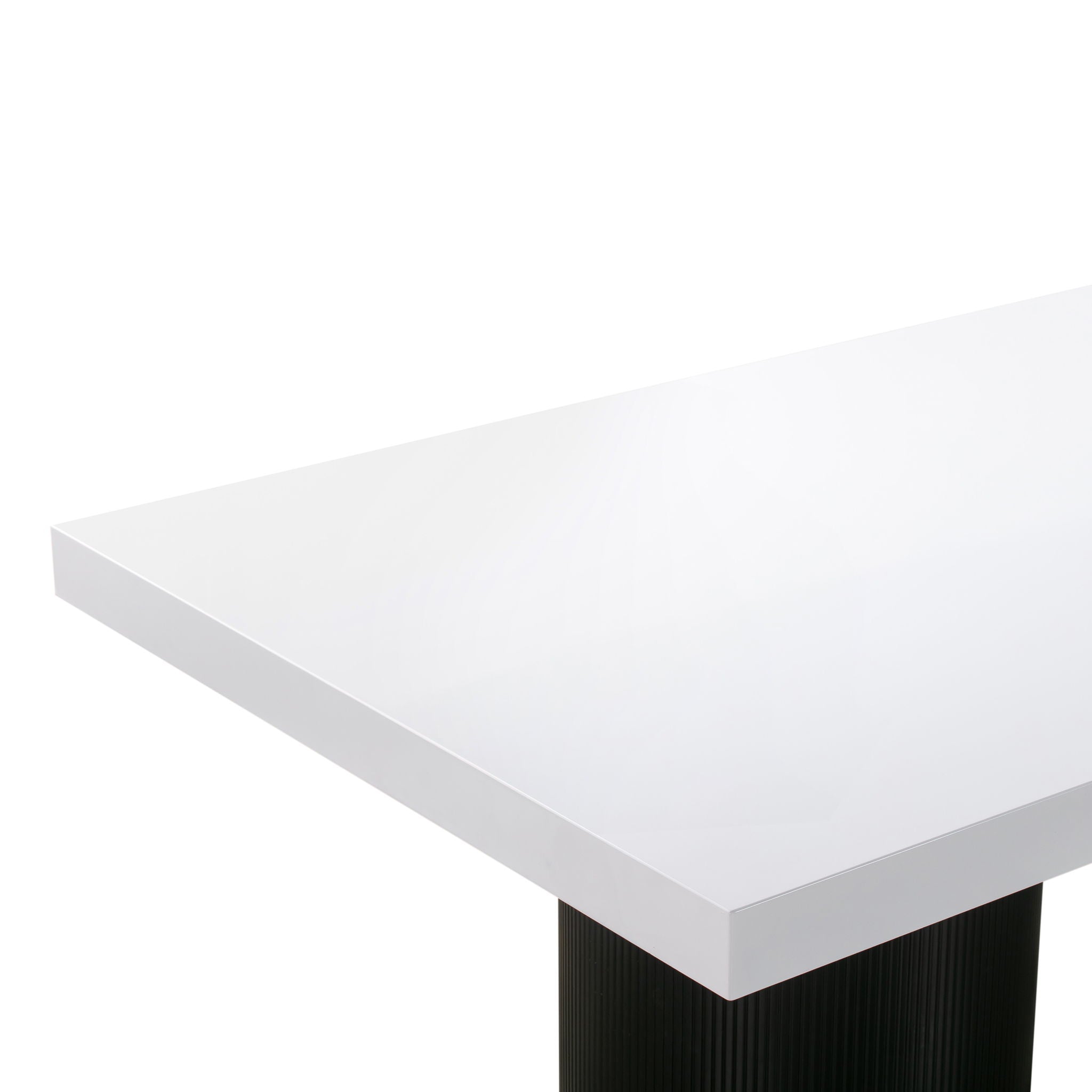 Nova - Lacquer Dining Table - White