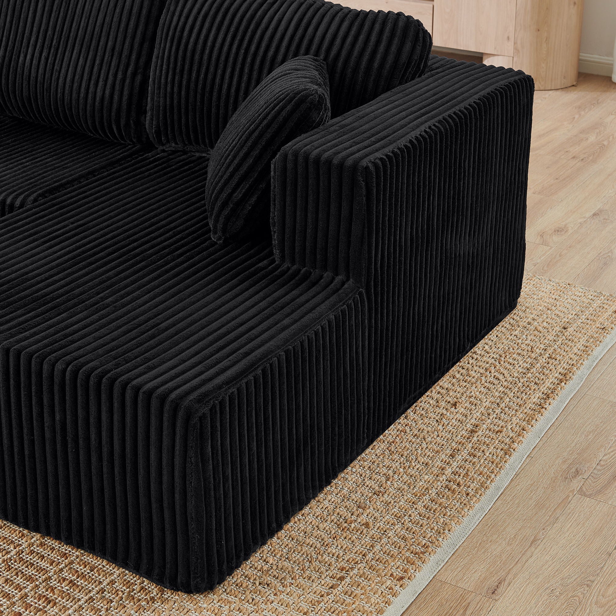 Modern Minimalist U - Shape Modular Sectional Sofa