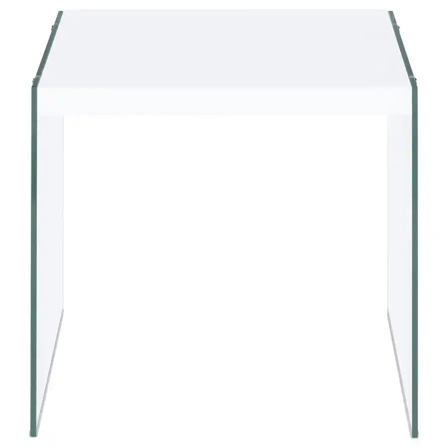 Opal - Rectangular Glass Frame Table