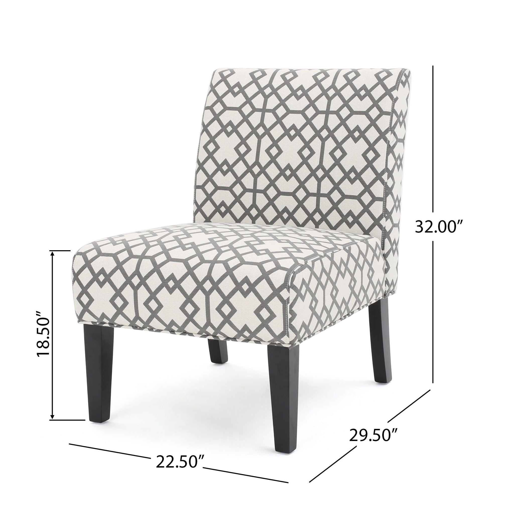 Contemporary Accent Chair With Plush Upholstery