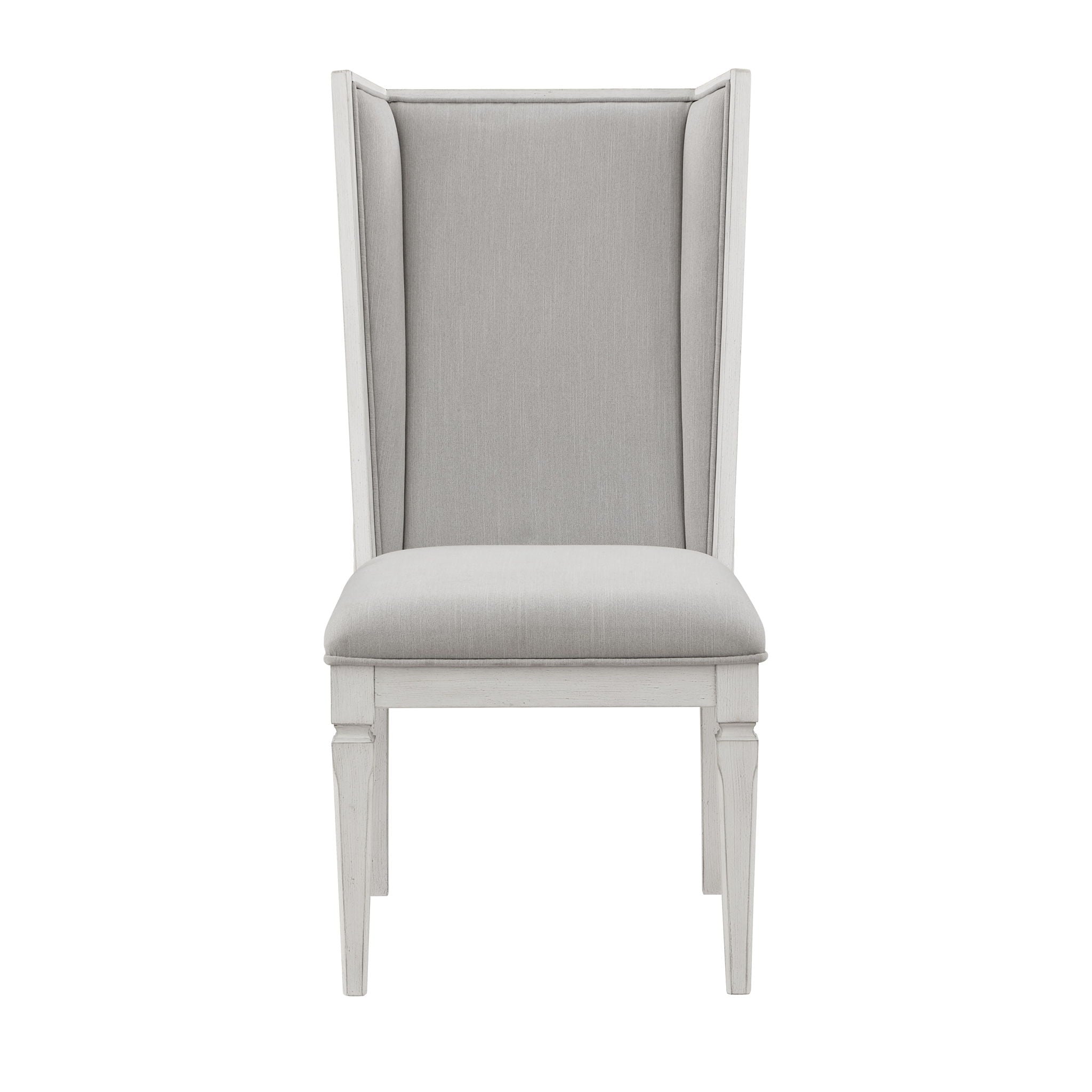 Katia - Side Chair (Set of 2) - Gray / White - Best Buy Furniture