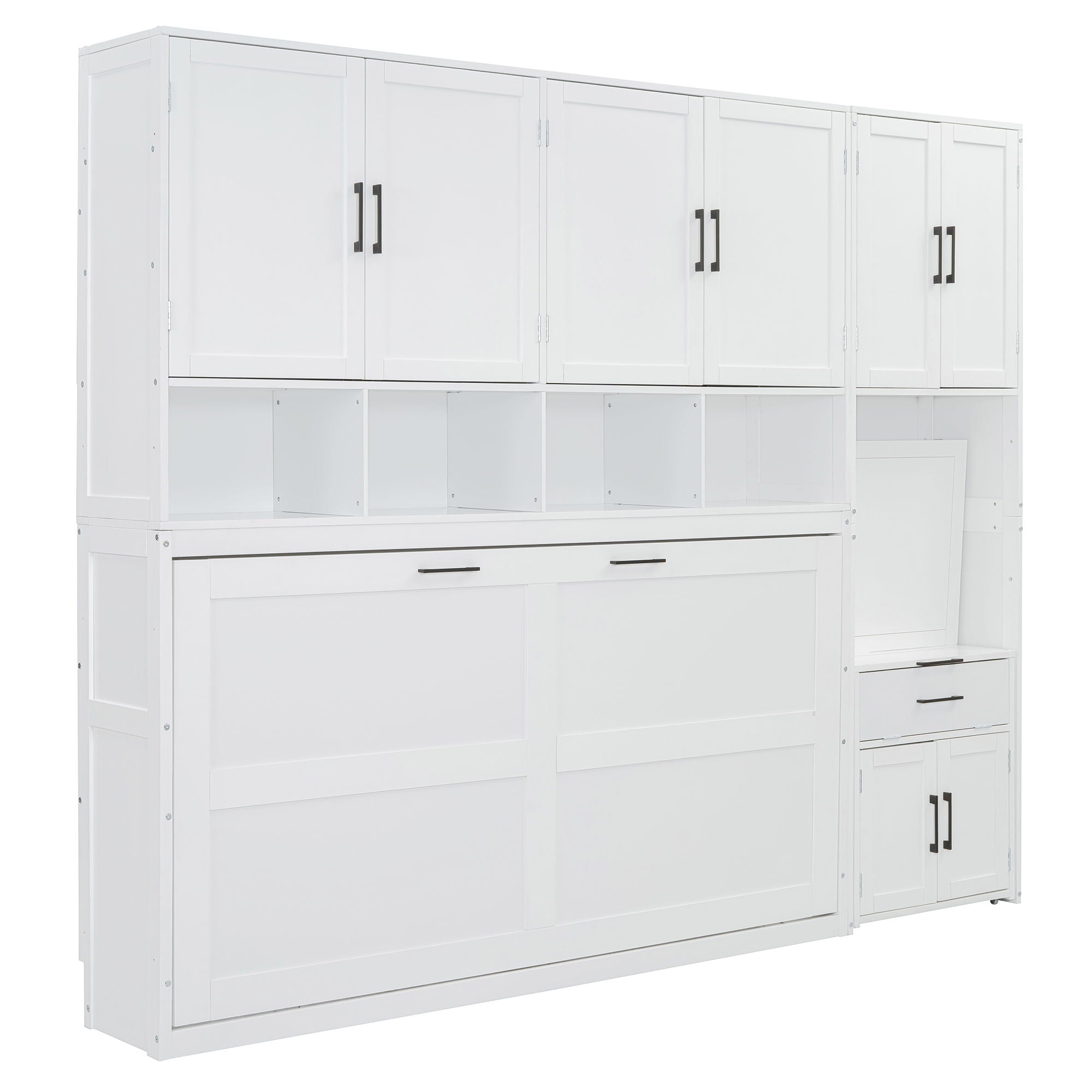 Murphy Wall Bed With Closet, Drawers & Desk