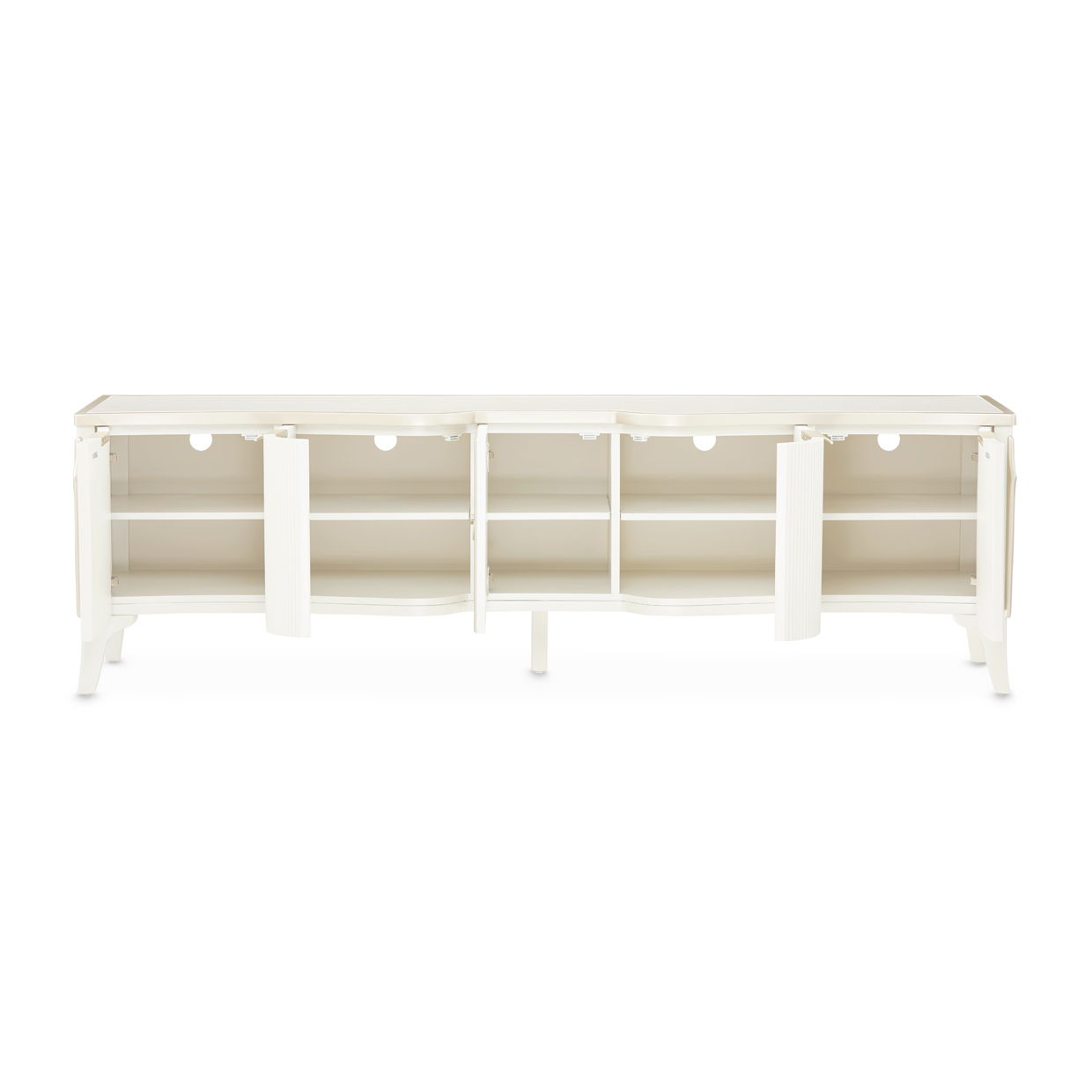 La Marisia - Media Cabinet - Creamy Pearl
