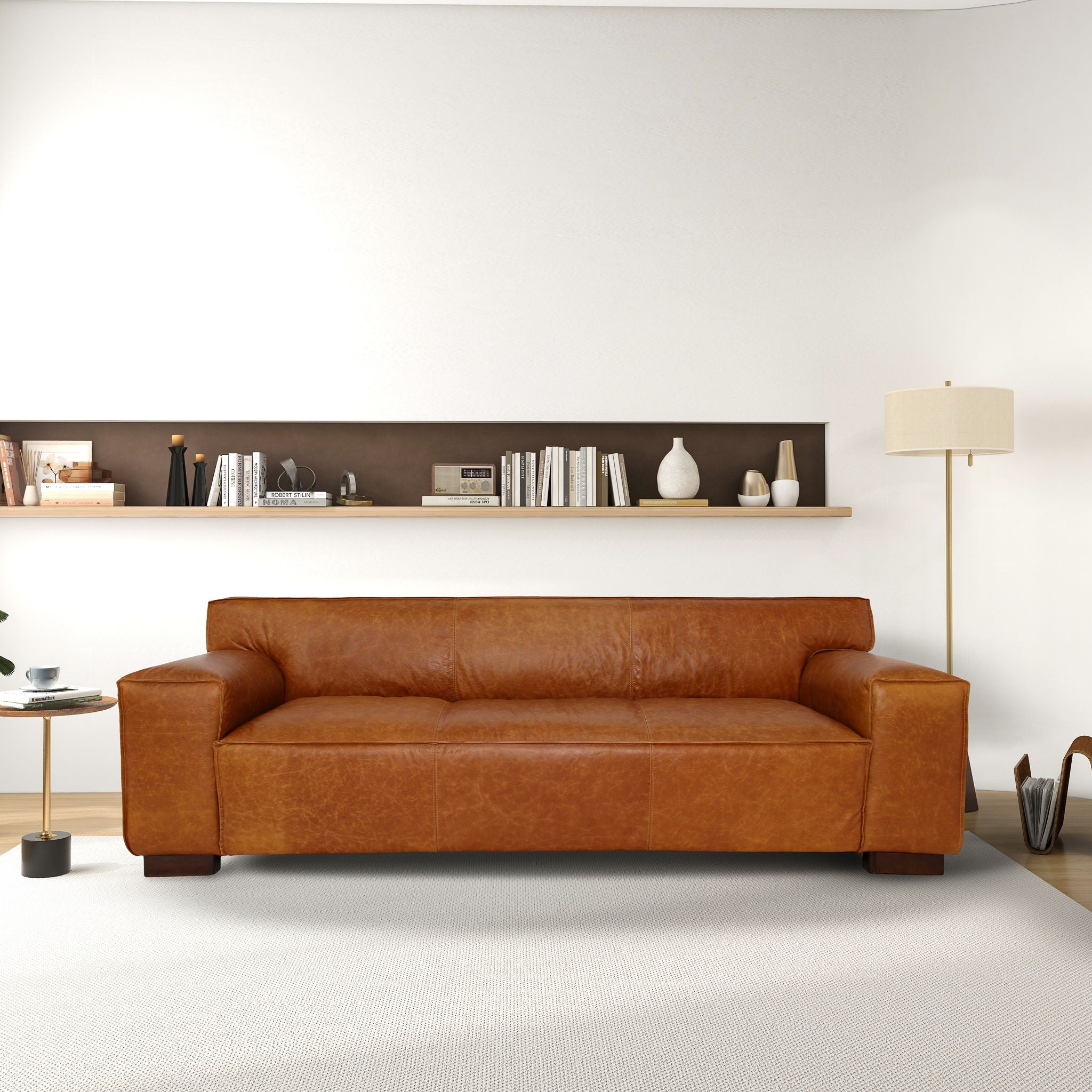 Morgan - Waxy Sofa - Cognac