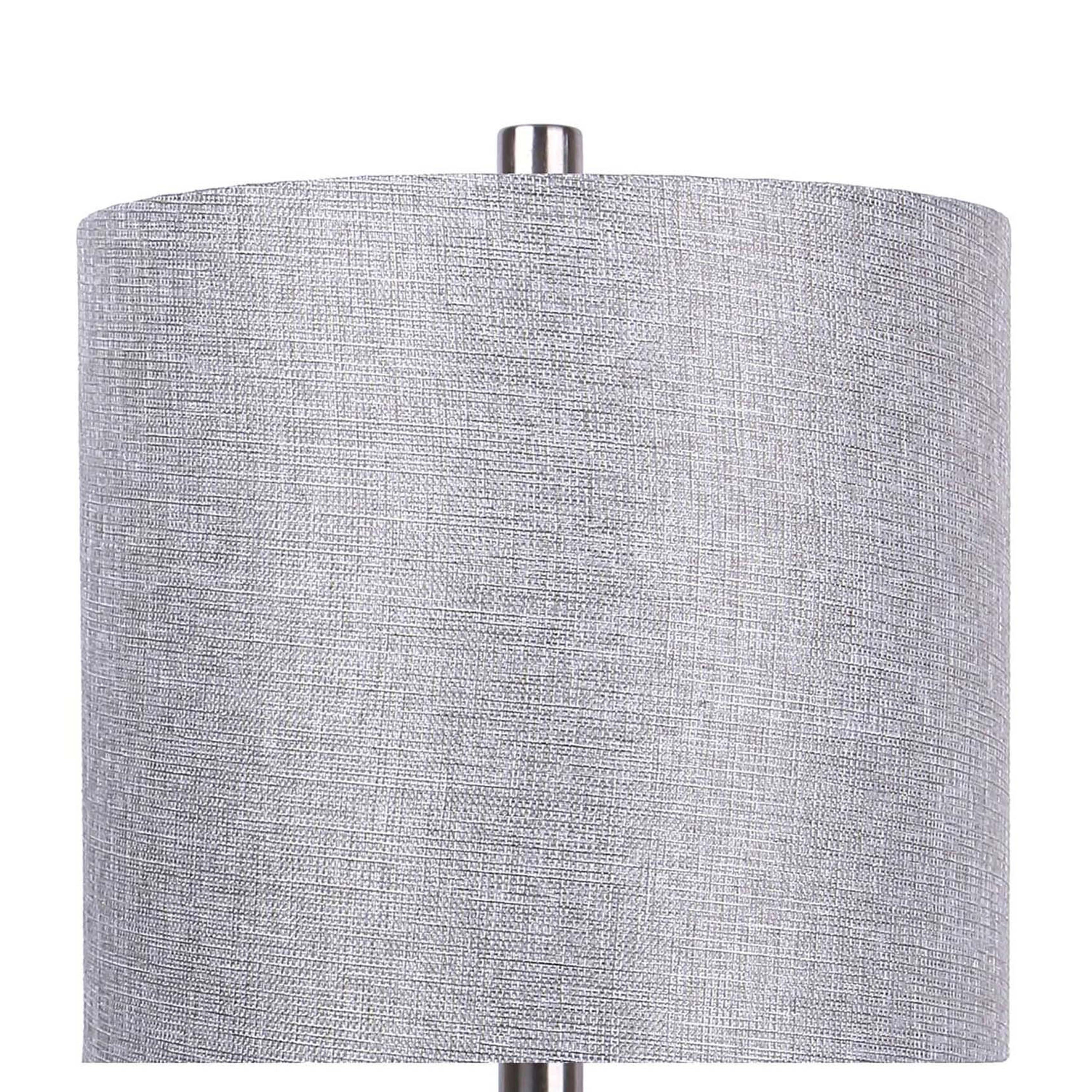 Gemma 23" Contemporary Metal Table Lamp Set of 2