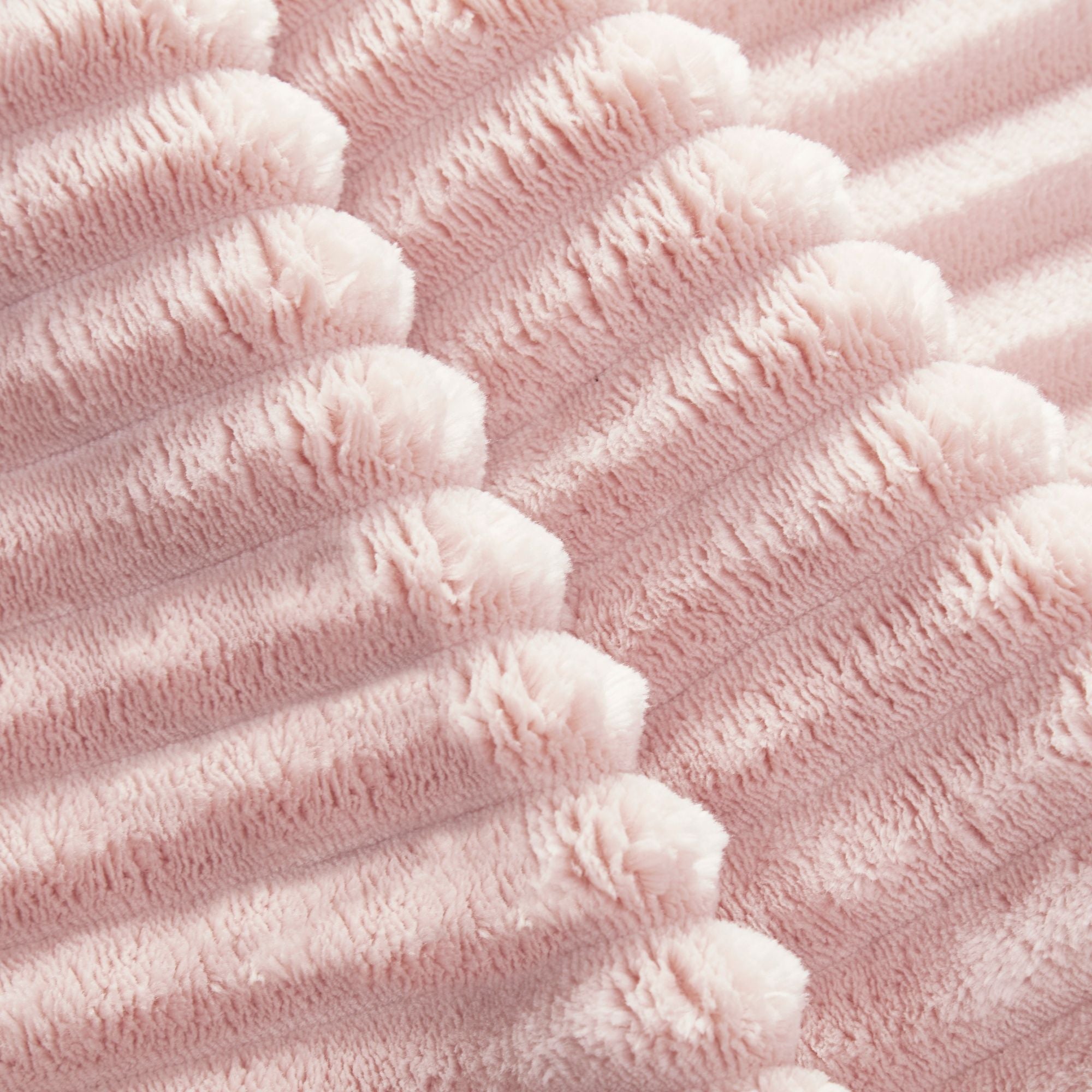 Multi Functional Sectional Sofa Bed With Independent Chaise Lounge And Functional Blanket, Convertible King Size Bed, Deep Seat - Baby Pink