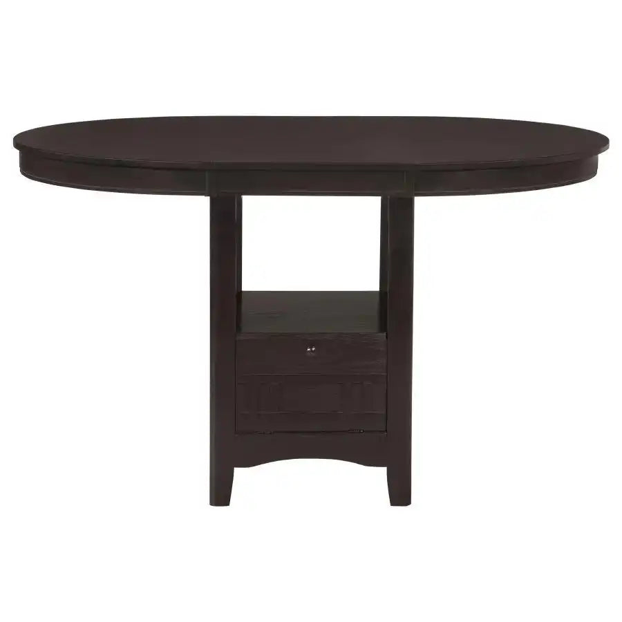 Lavon - Oval Extension Counter Dining Table - Espresso