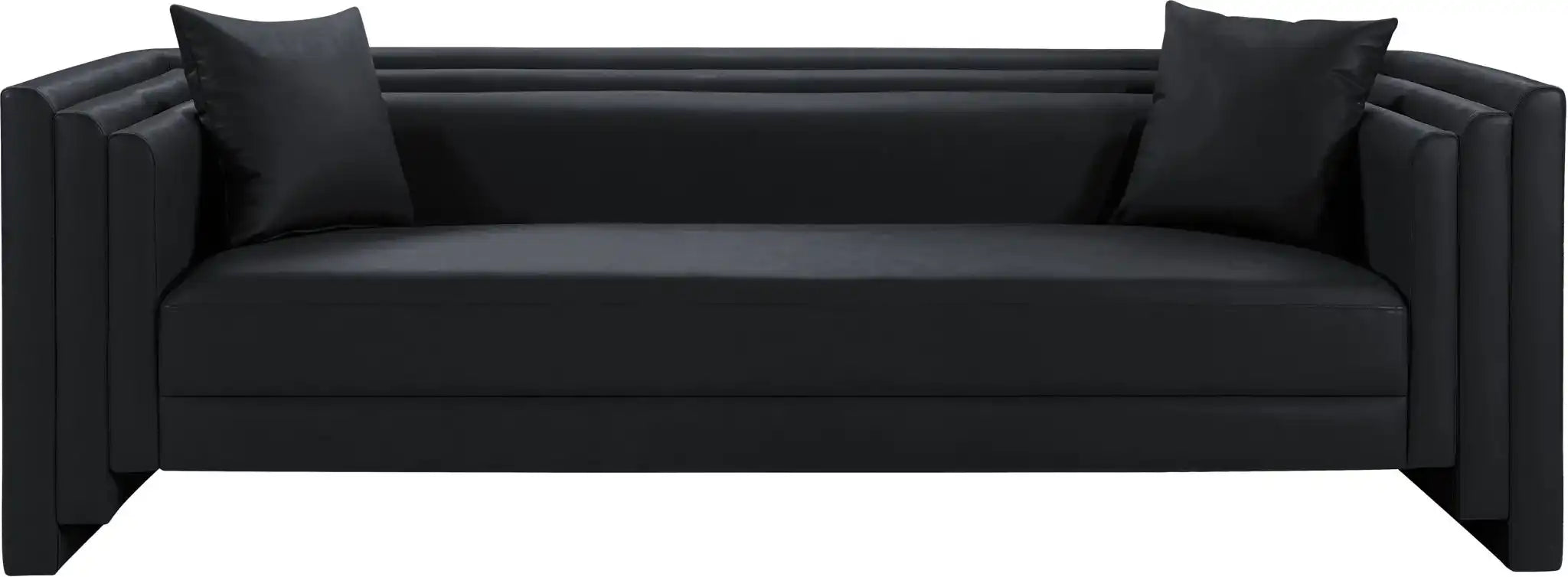 Everett - Vegan Leather Upholstered Sofa