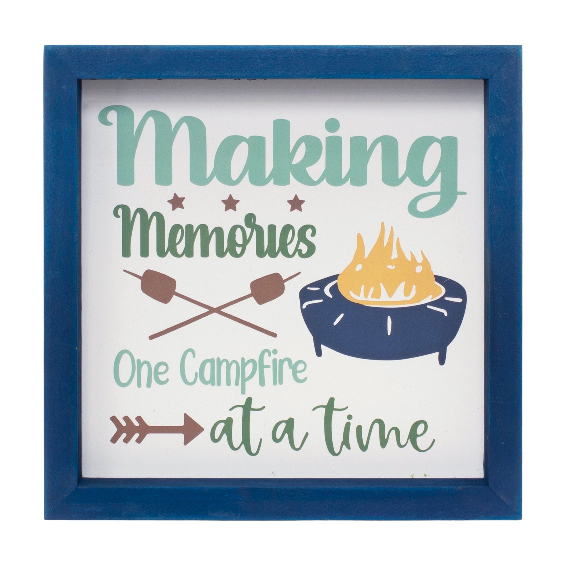 Wood Framed Camping Sentiment Sign (Set of 4)