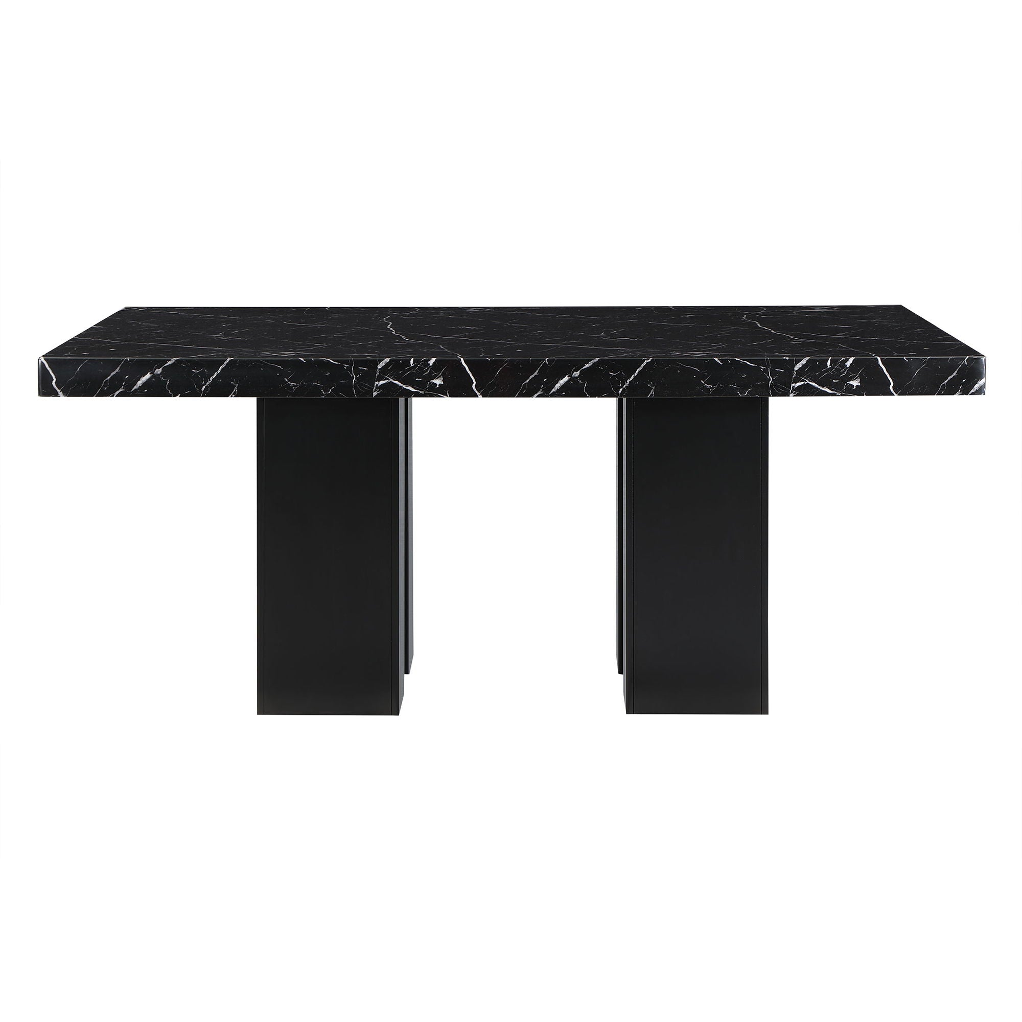 Jhoanna 5 Piece Dining Table Set With Chairs - Black