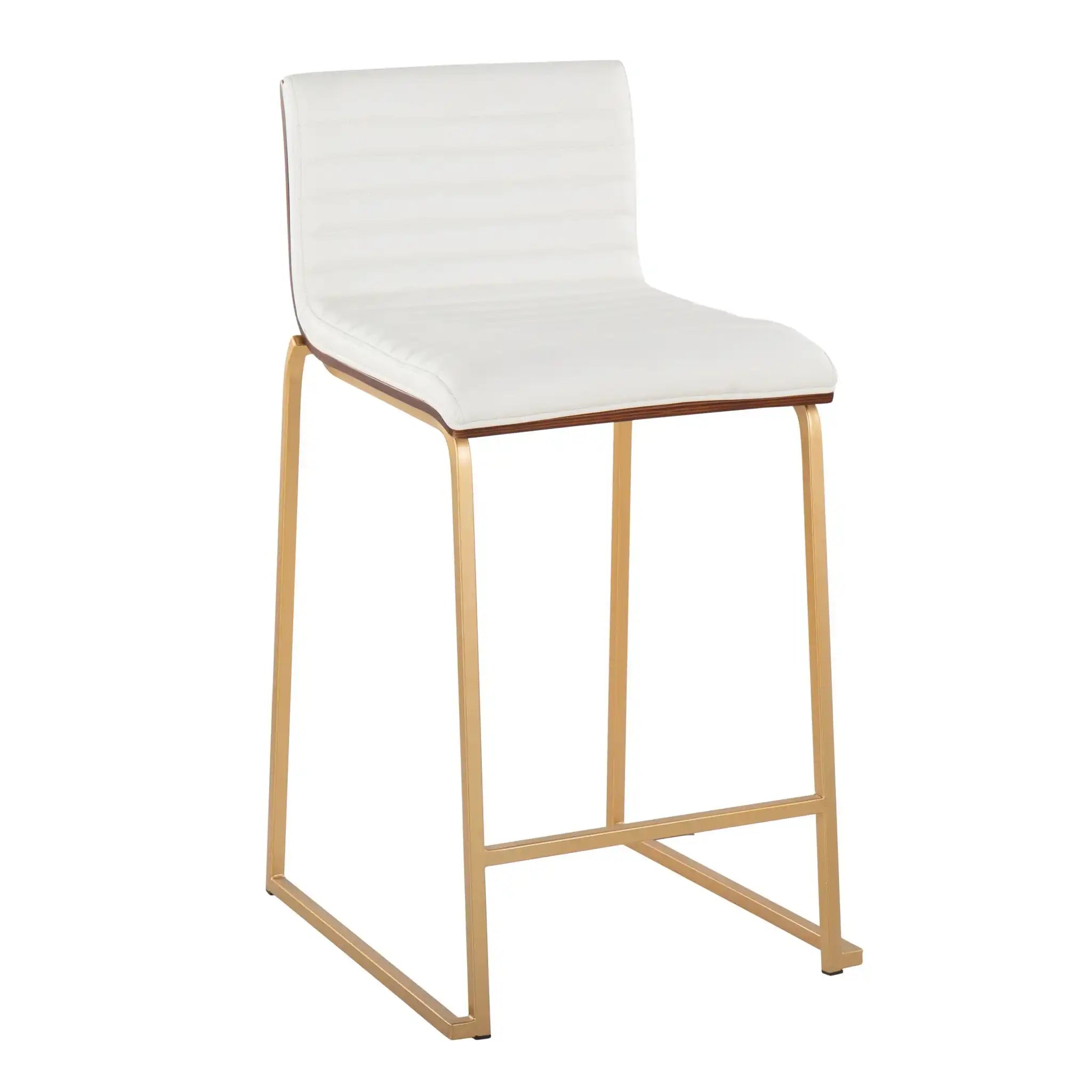 Mason Mara - Contemporary Design Fixed Height Counter Stool (Set of 2)