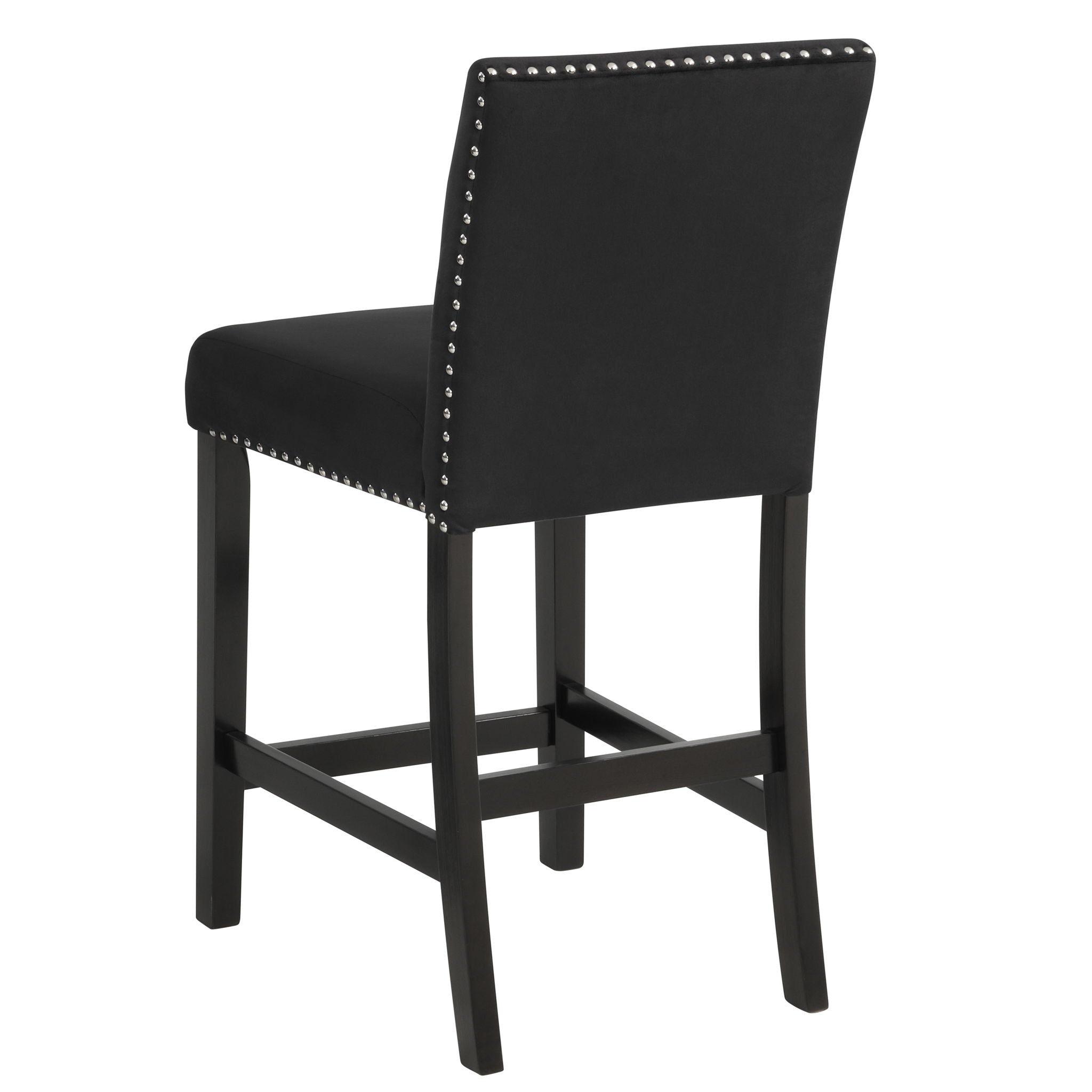 5 Piece Counter Height Dining Set With Table And Upholstered Chairs