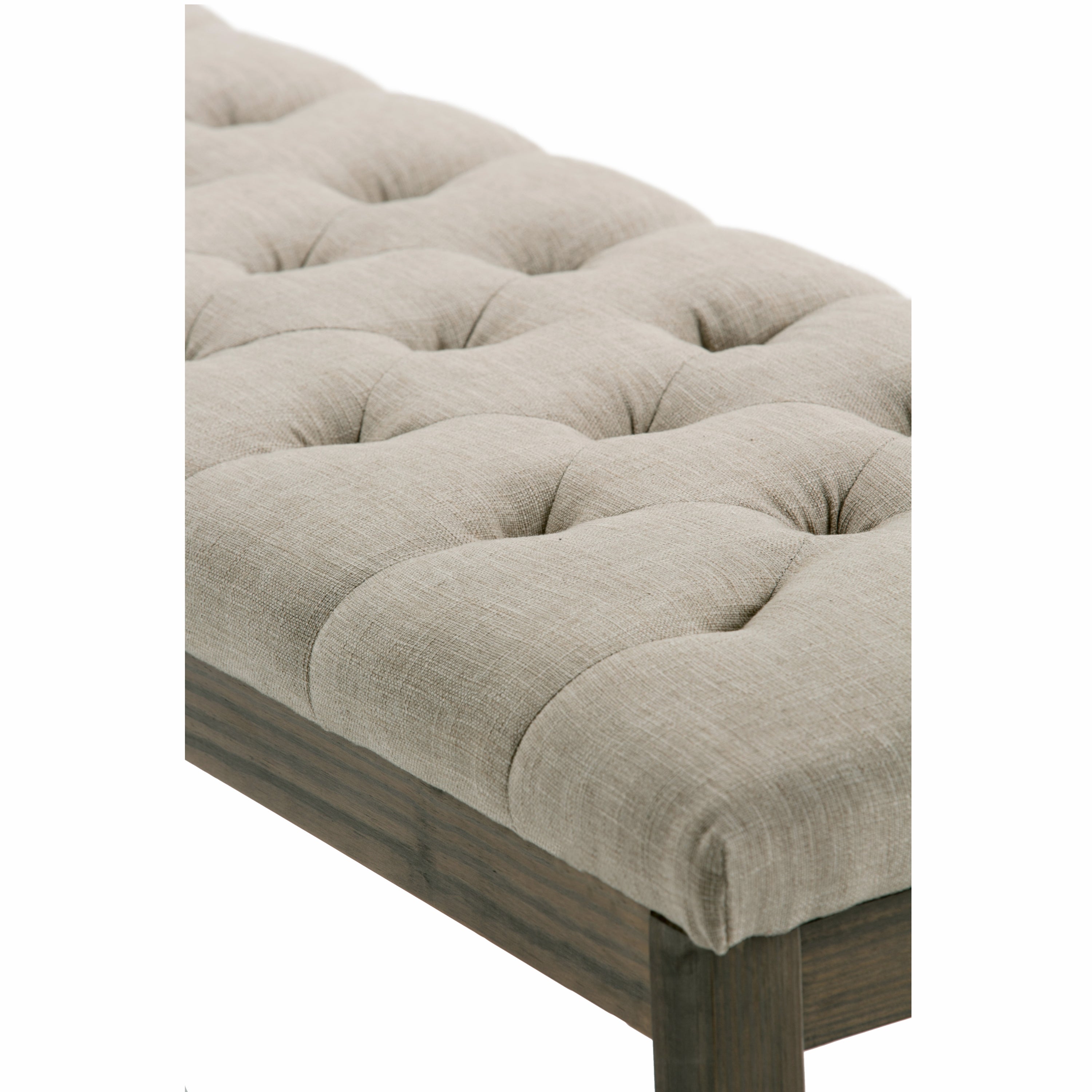 Waverly Tufted Ottoman Bench - Natural