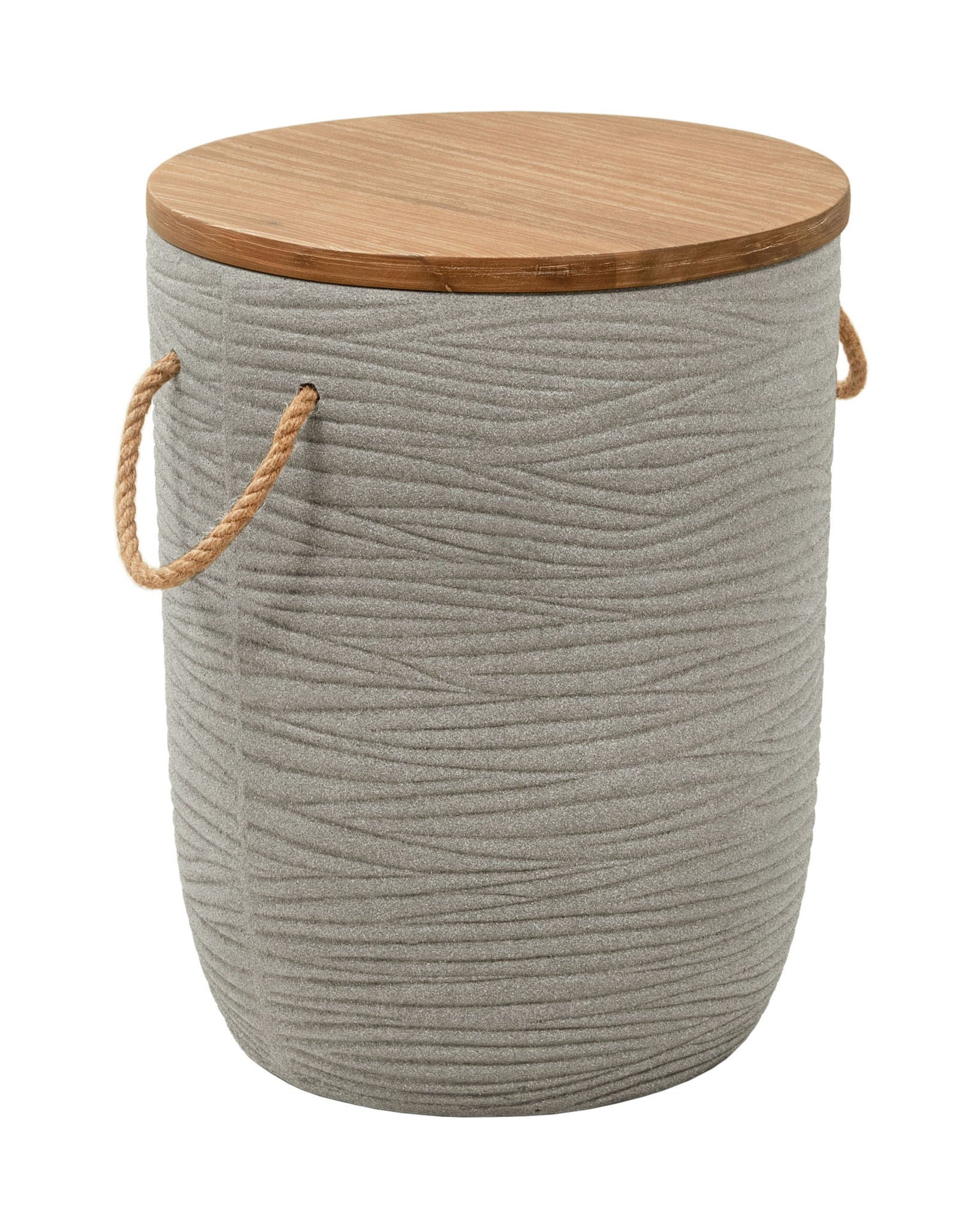 Biban - Outdoor Side Table - Natural / Brown