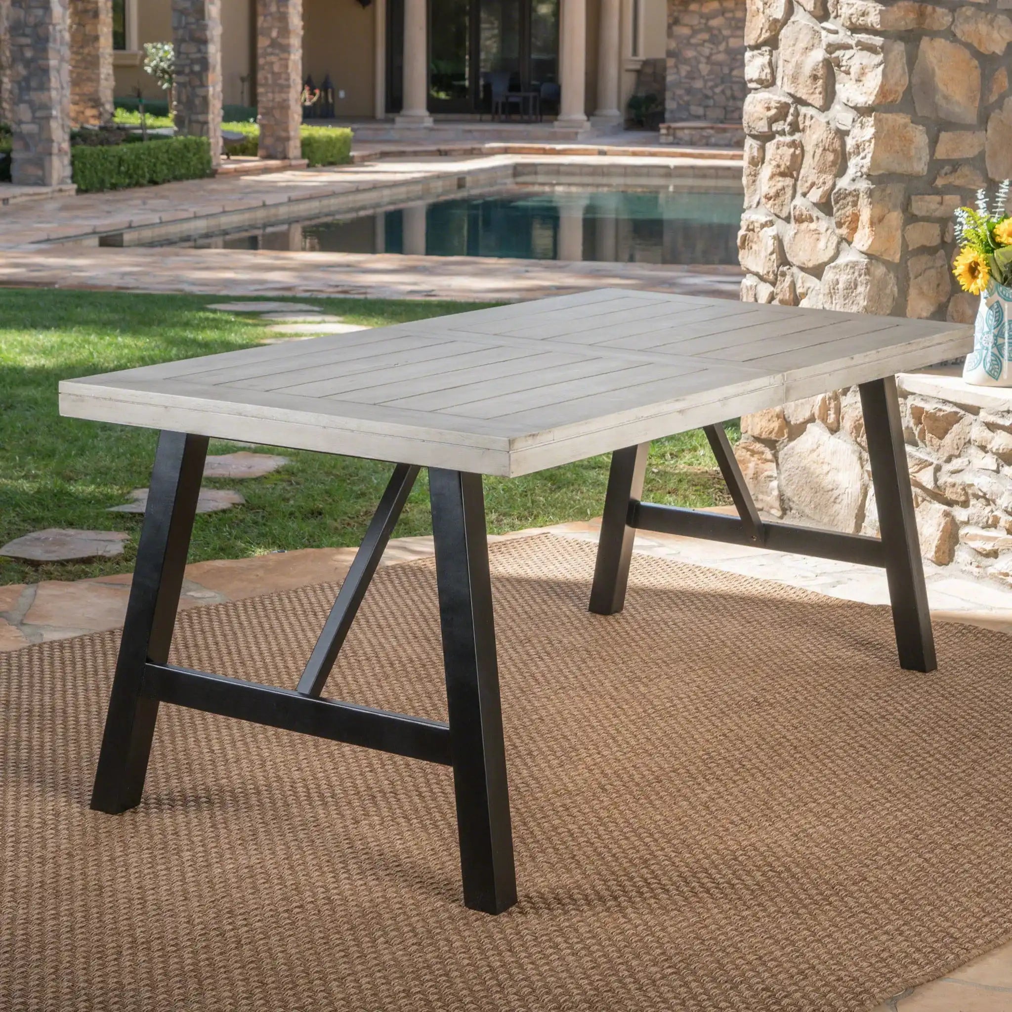 Bettina - Dining Table - Gray