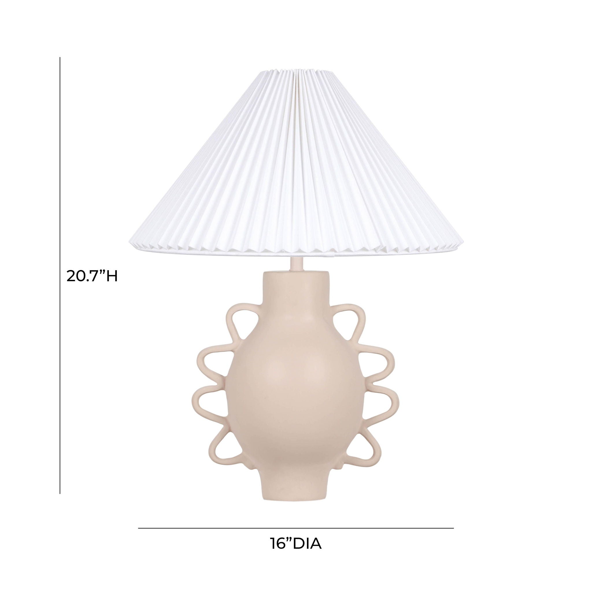 Hazza - Pleated Table Lamp
