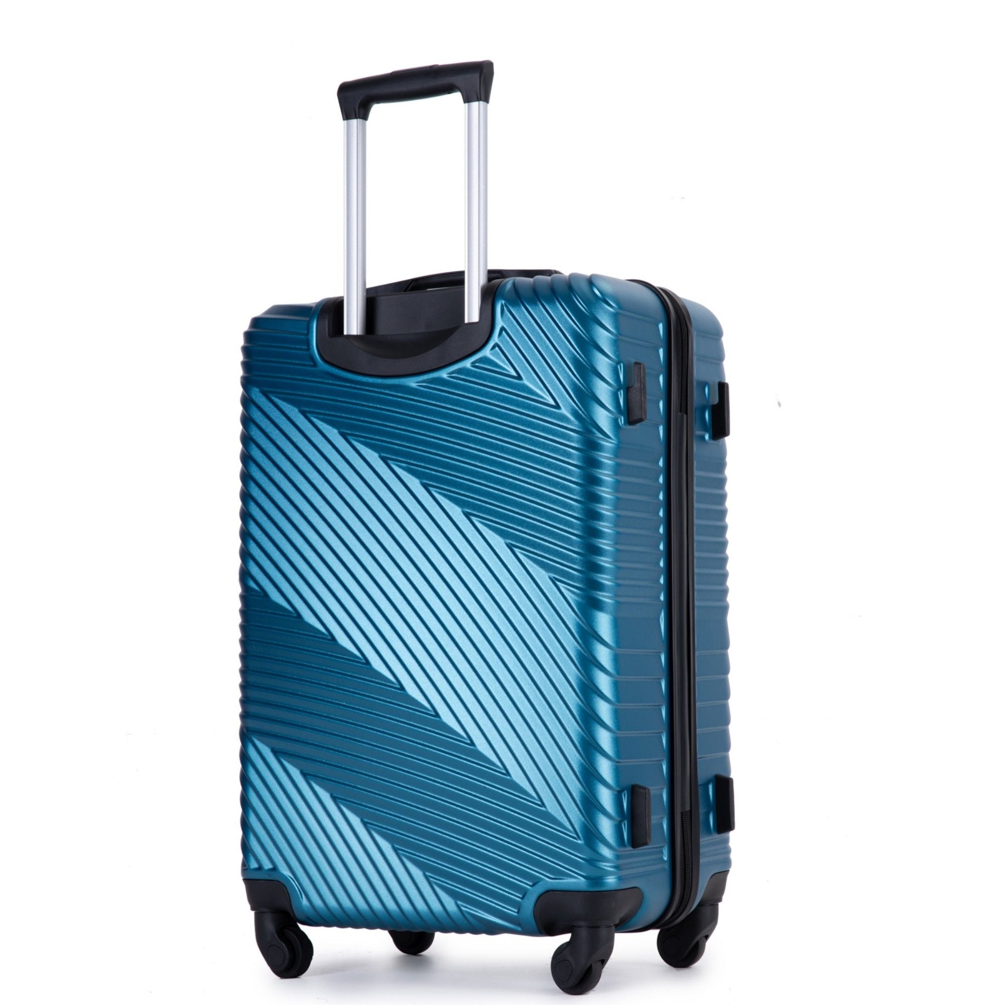 3 Piece Luggage Sets Lightweight Suitcase With Two Hooks, Spinner Wheels,