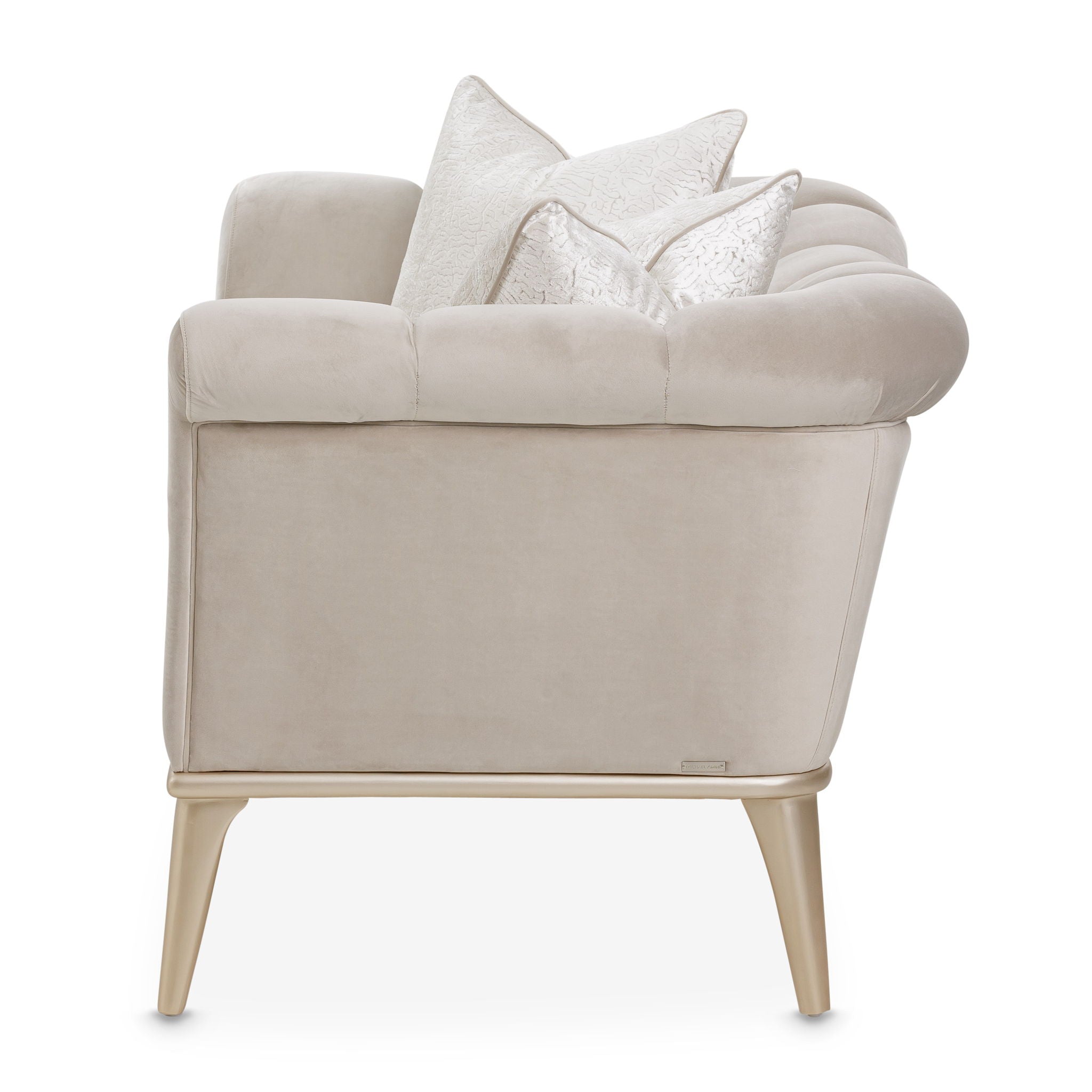 Yvette - Chair And A Half - Porcini/Medium Champagne
