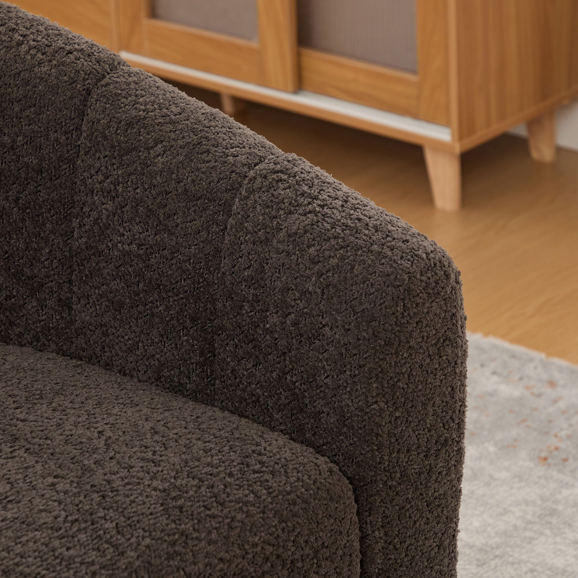 360° Swivel Upholstered Barrel Chair