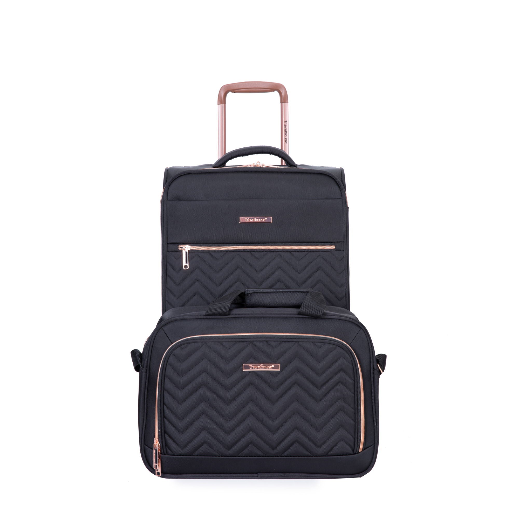 4 Piece Set, Softshell Suitcase Spinner Wheels Terylene Luggage Sets