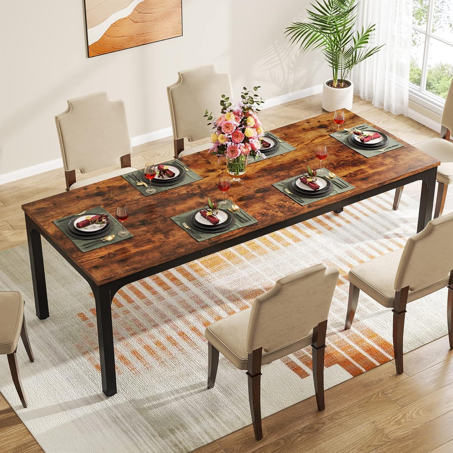 Rectangle Dining Table For 6 - 8 People