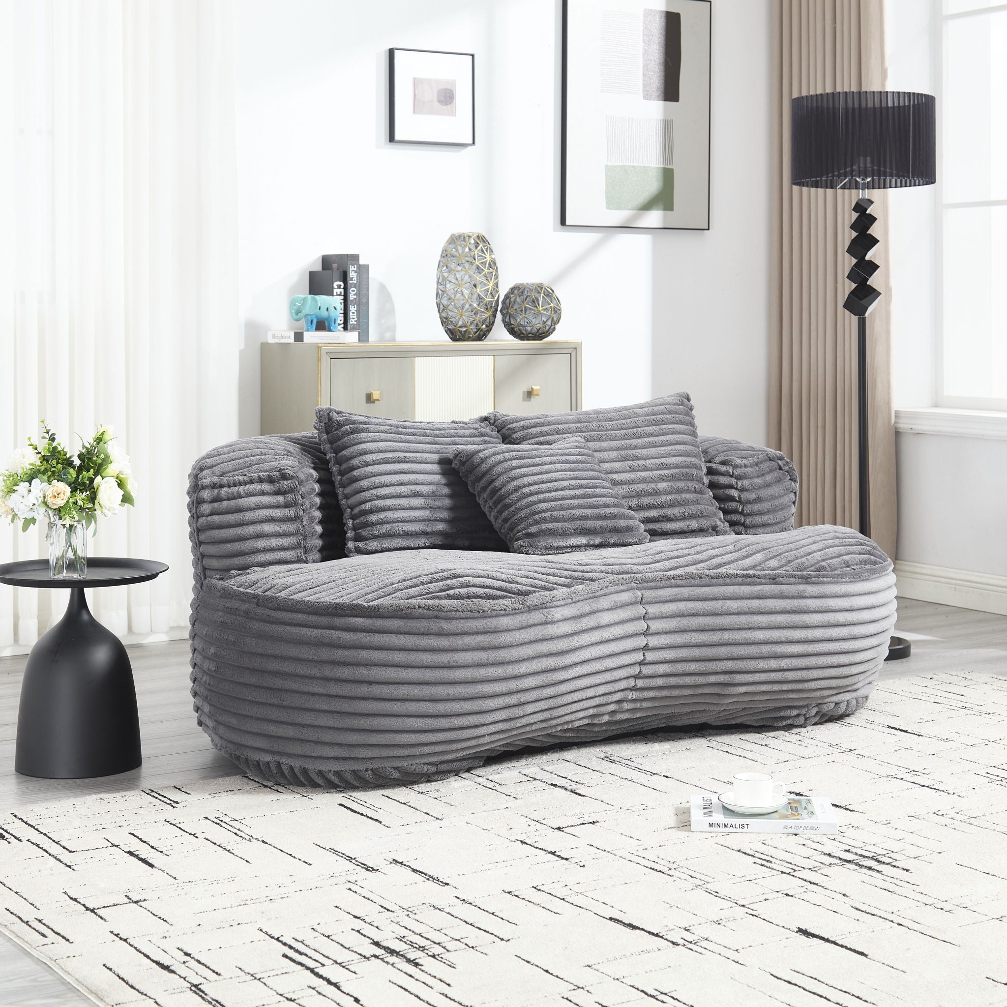 Bean Bag, Lazy Sofa Comfort Lounger High Back Chair