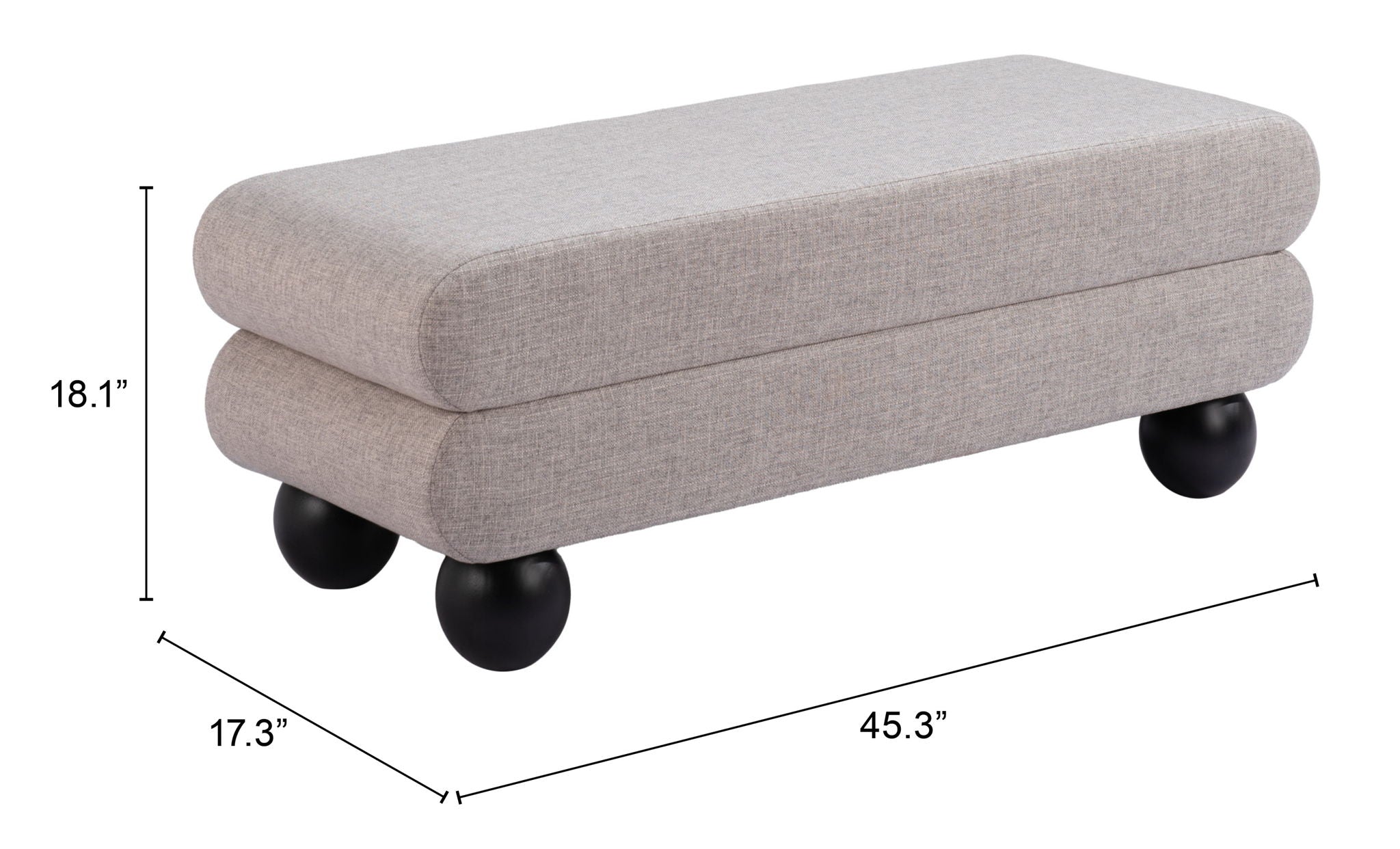 Davao - Bench - Gray